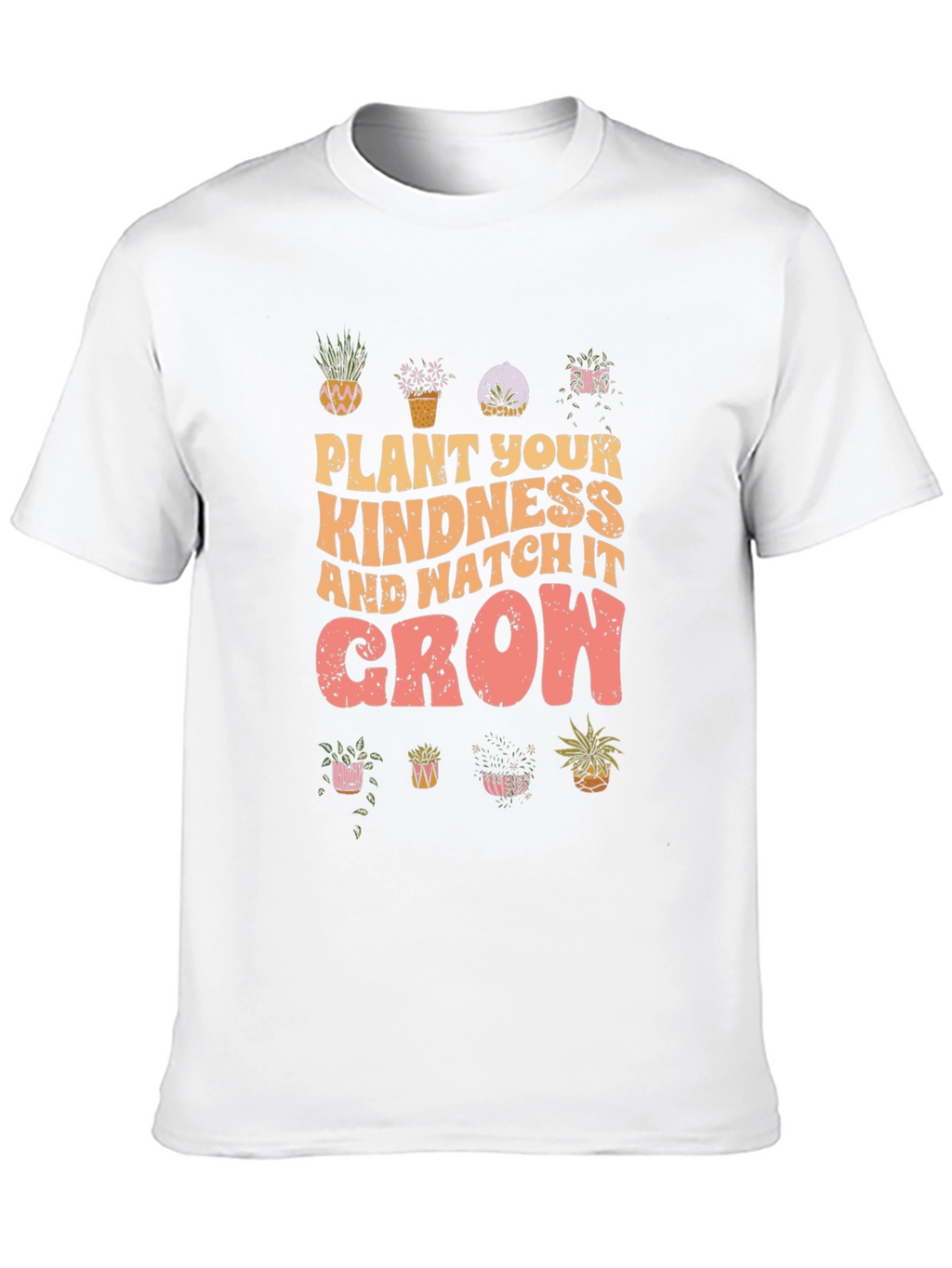 Plant Kindness Graphic T-Shirt - Unisex Black Tee