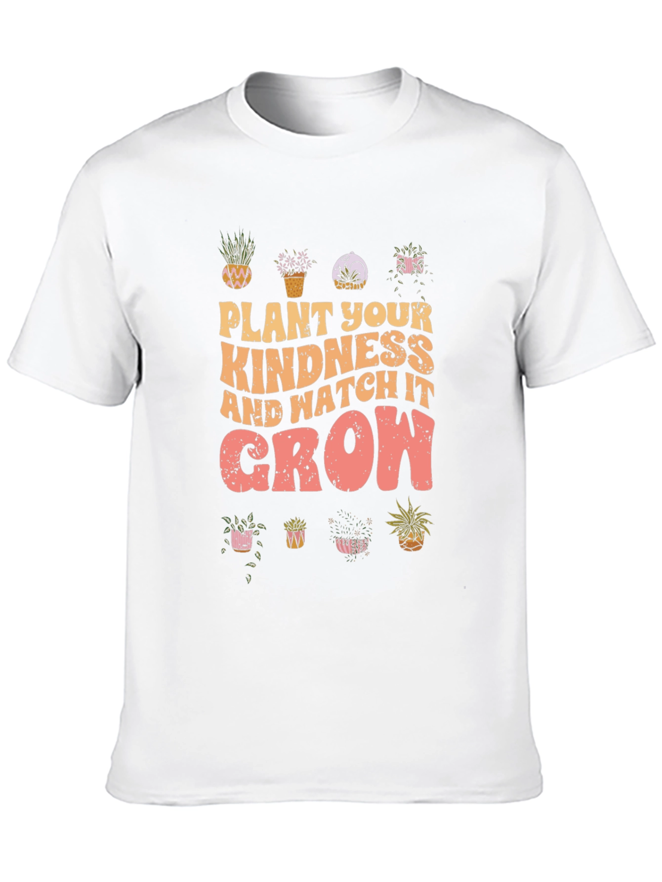 Plant Kindness Graphic T-Shirt - Unisex Black Tee