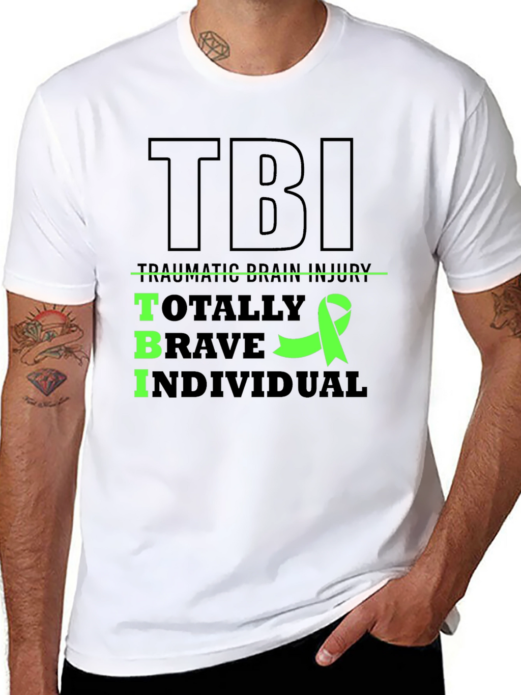 TBI Awareness T-Shirt - Traumatic Brain Injury Support