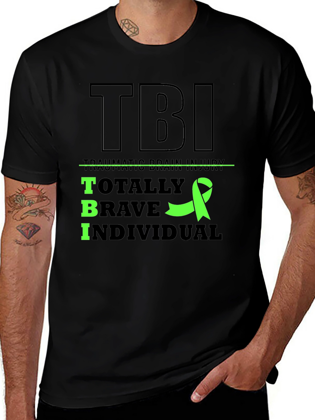 TBI Awareness T-Shirt - Traumatic Brain Injury Support