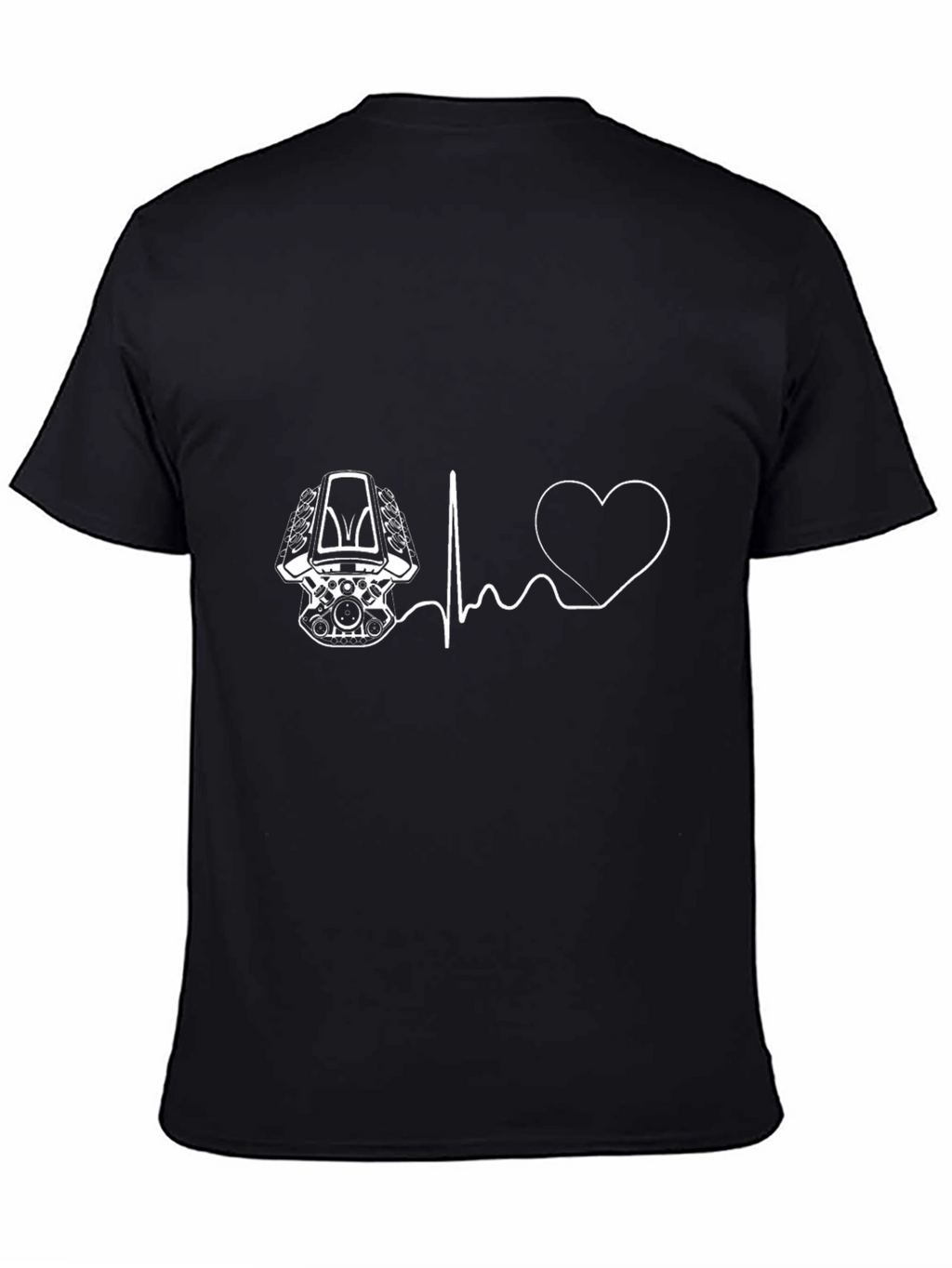 Engine Heartbeat T-Shirt - Automotive Enthusiast Tee