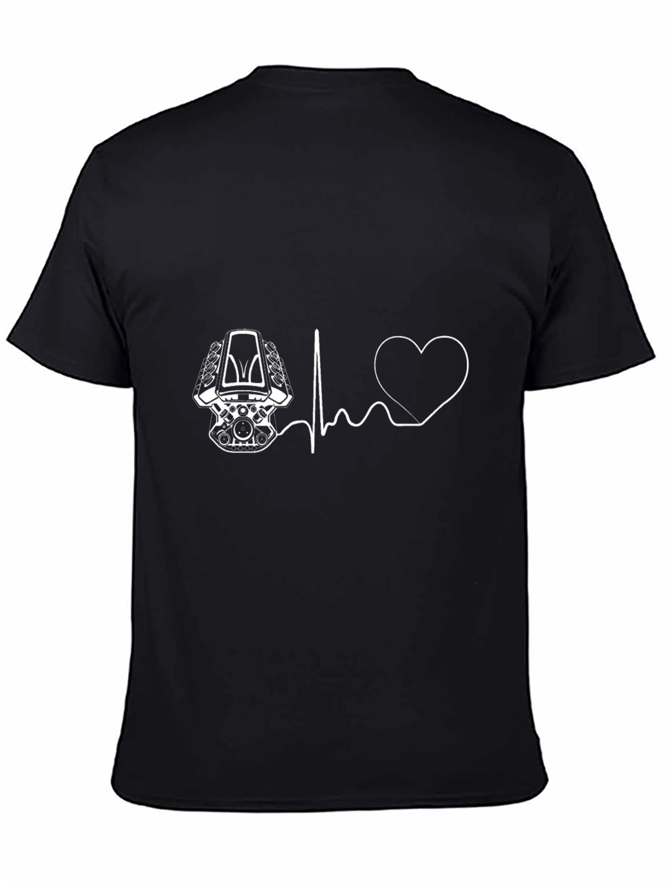Engine Heartbeat T-Shirt - Automotive Enthusiast Tee
