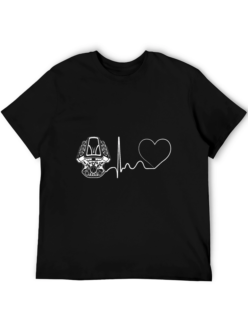 Engine Heartbeat T-Shirt - Automotive Enthusiast Tee