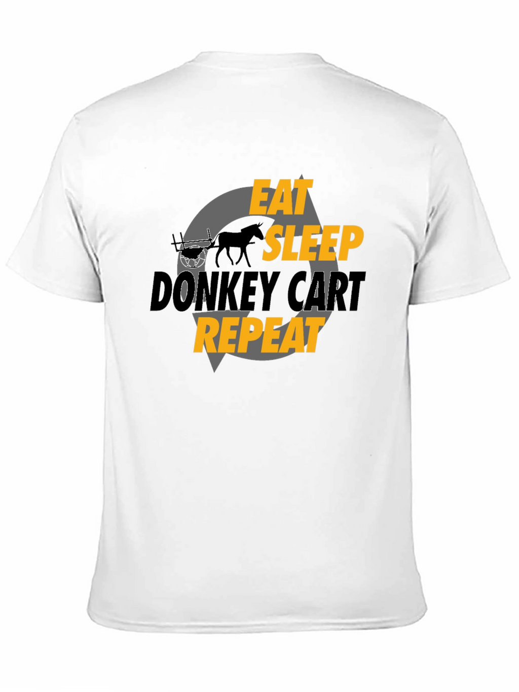 Eat Sleep Donkey Cart Repeat - Graphic T-Shirt
