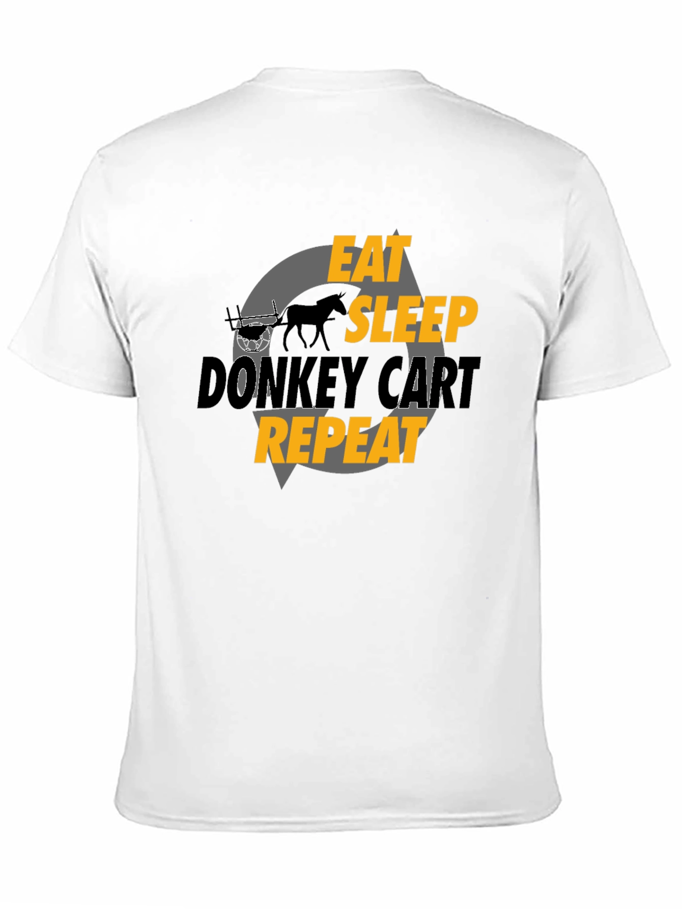 Eat Sleep Donkey Cart Repeat - Graphic T-Shirt
