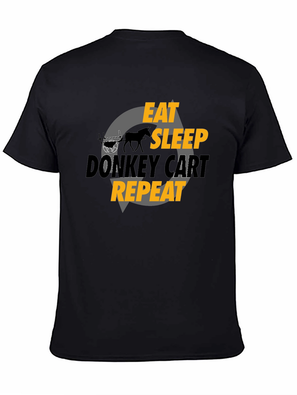 Eat Sleep Donkey Cart Repeat - Graphic T-Shirt