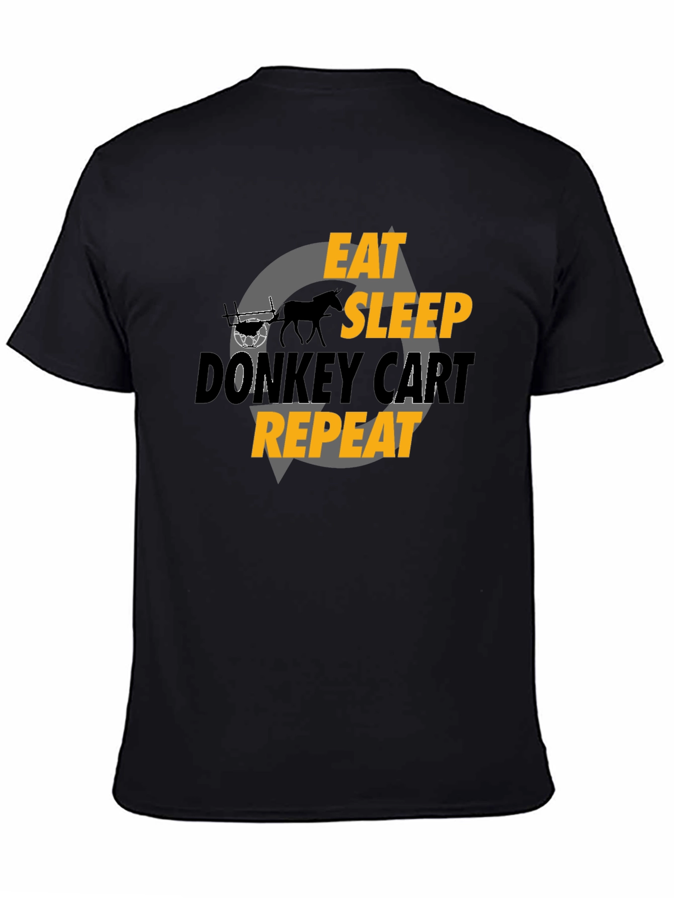 Eat Sleep Donkey Cart Repeat - Graphic T-Shirt