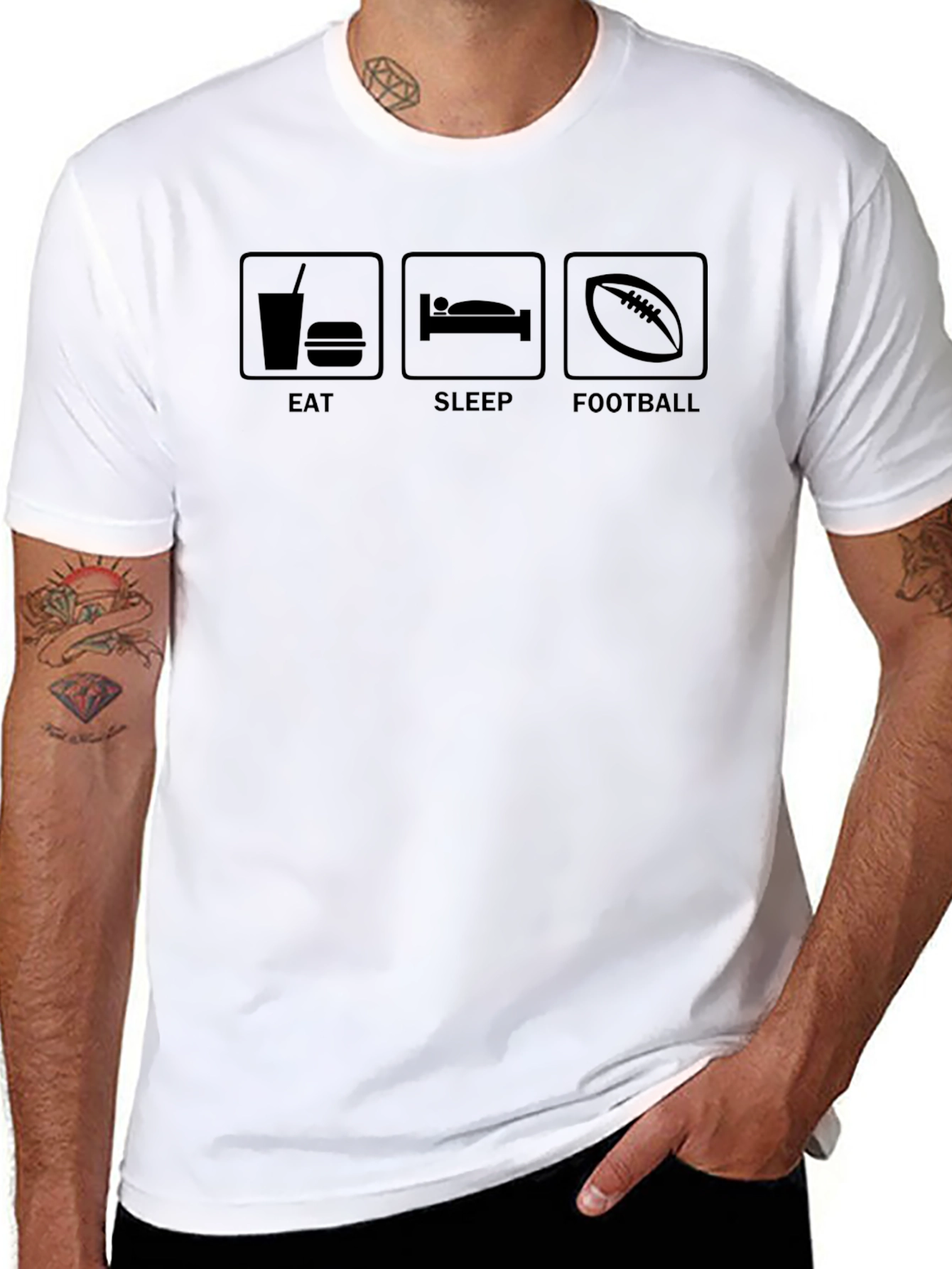 Eat Sleep Football T-Shirt