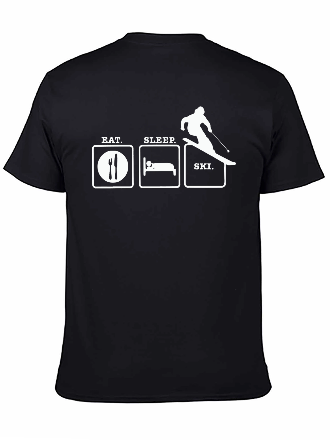 Eat Sleep Ski Graphic T-Shirt