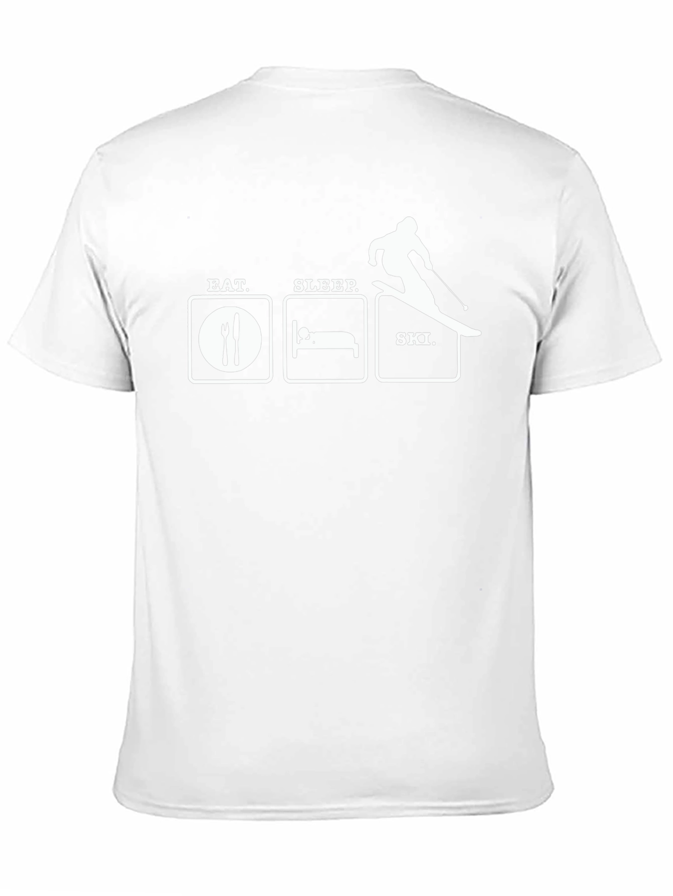 Eat Sleep Ski Graphic T-Shirt