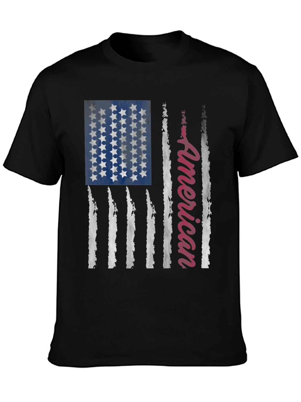 American Flag Graphic Tee - Patriotic Style