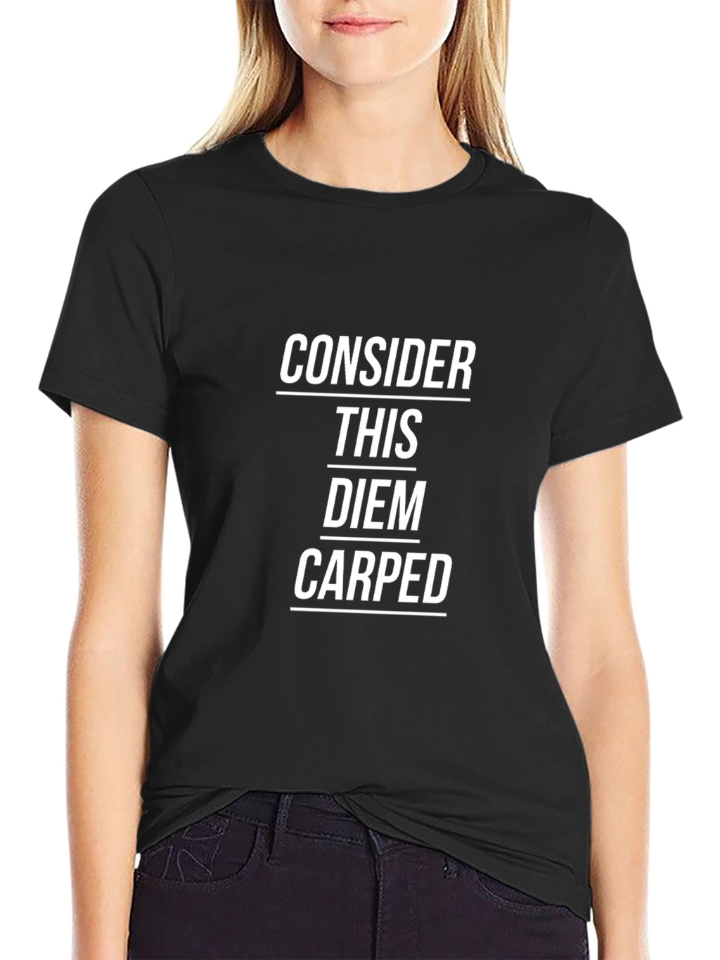 Consider This Carped Diem Black T-Shirt