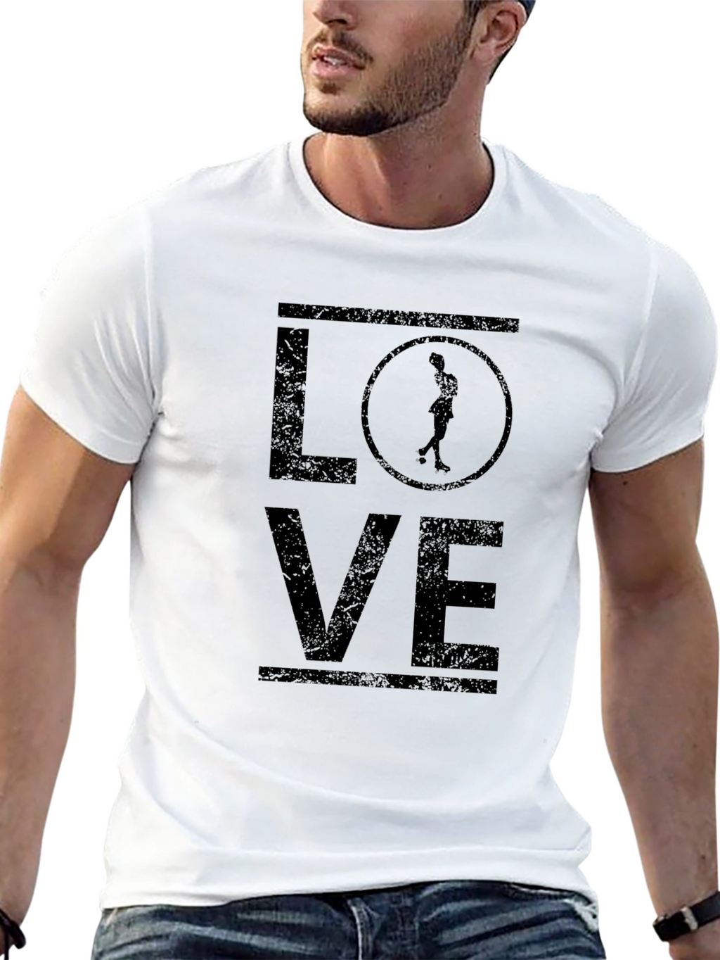 Roller Skating LOVE Graphic T-Shirt