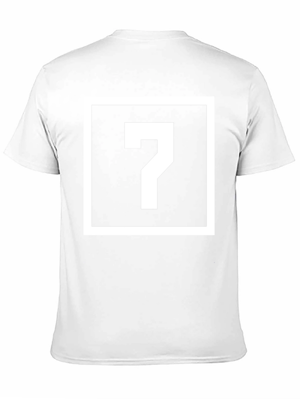 Mystery Question Mark Graphic Tee - Black