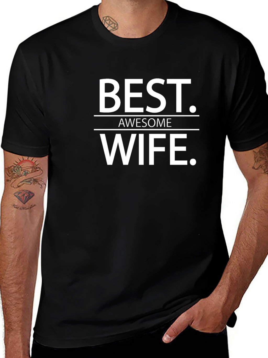 Best Awesome Wife T-Shirt - Husband Gift