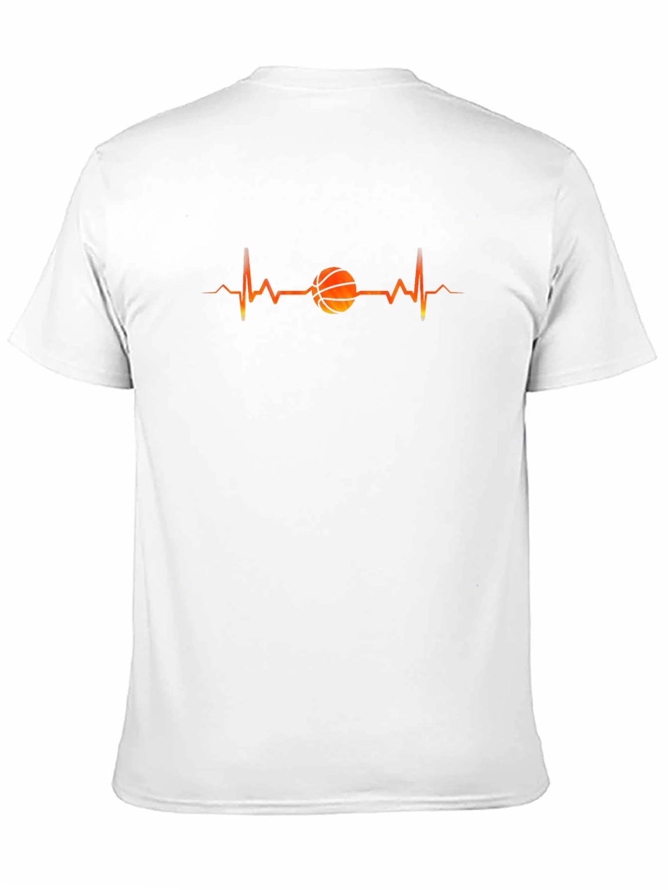 Basketball Heartbeat T-Shirt -  Stylish Graphic Tee