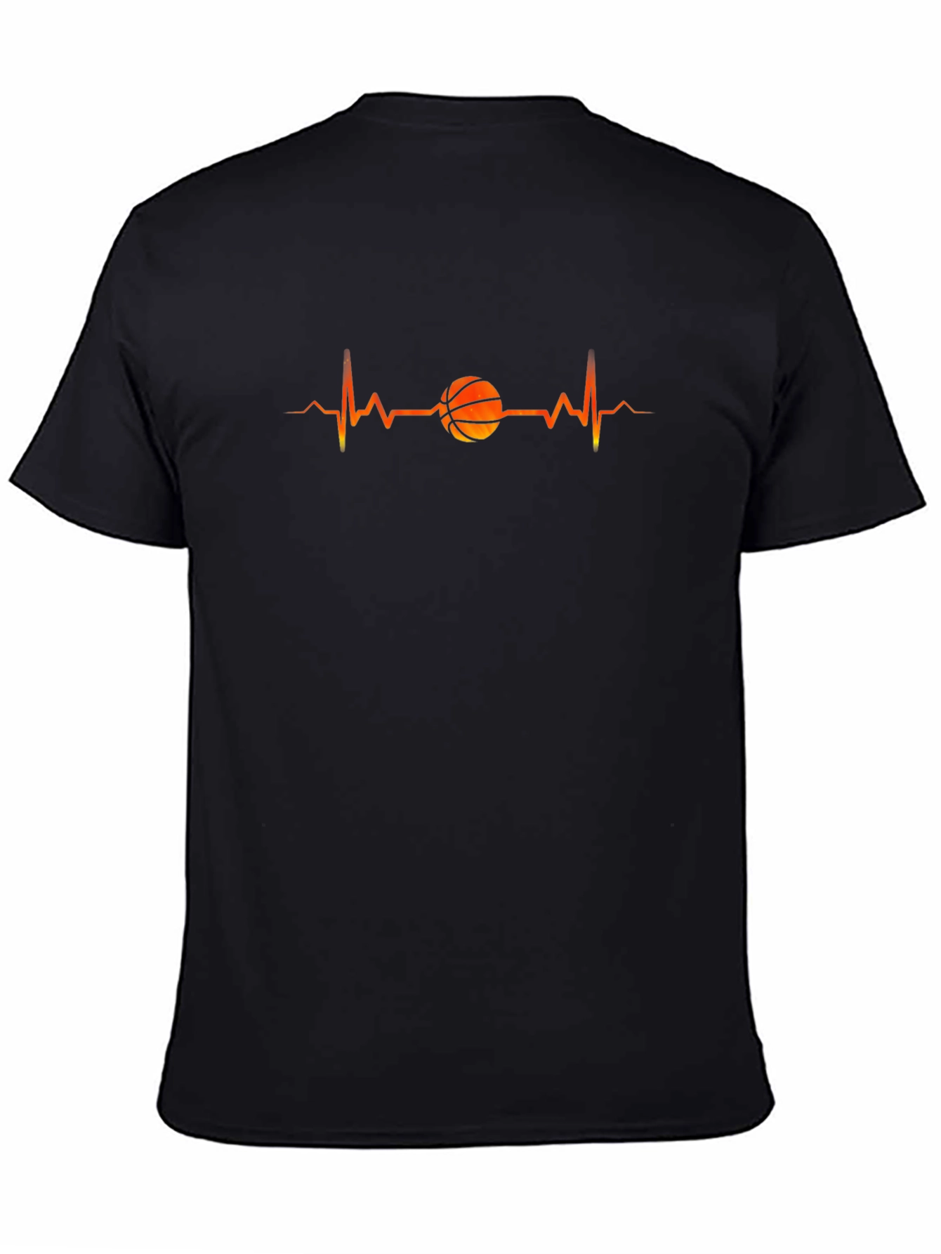 Basketball Heartbeat T-Shirt -  Stylish Graphic Tee