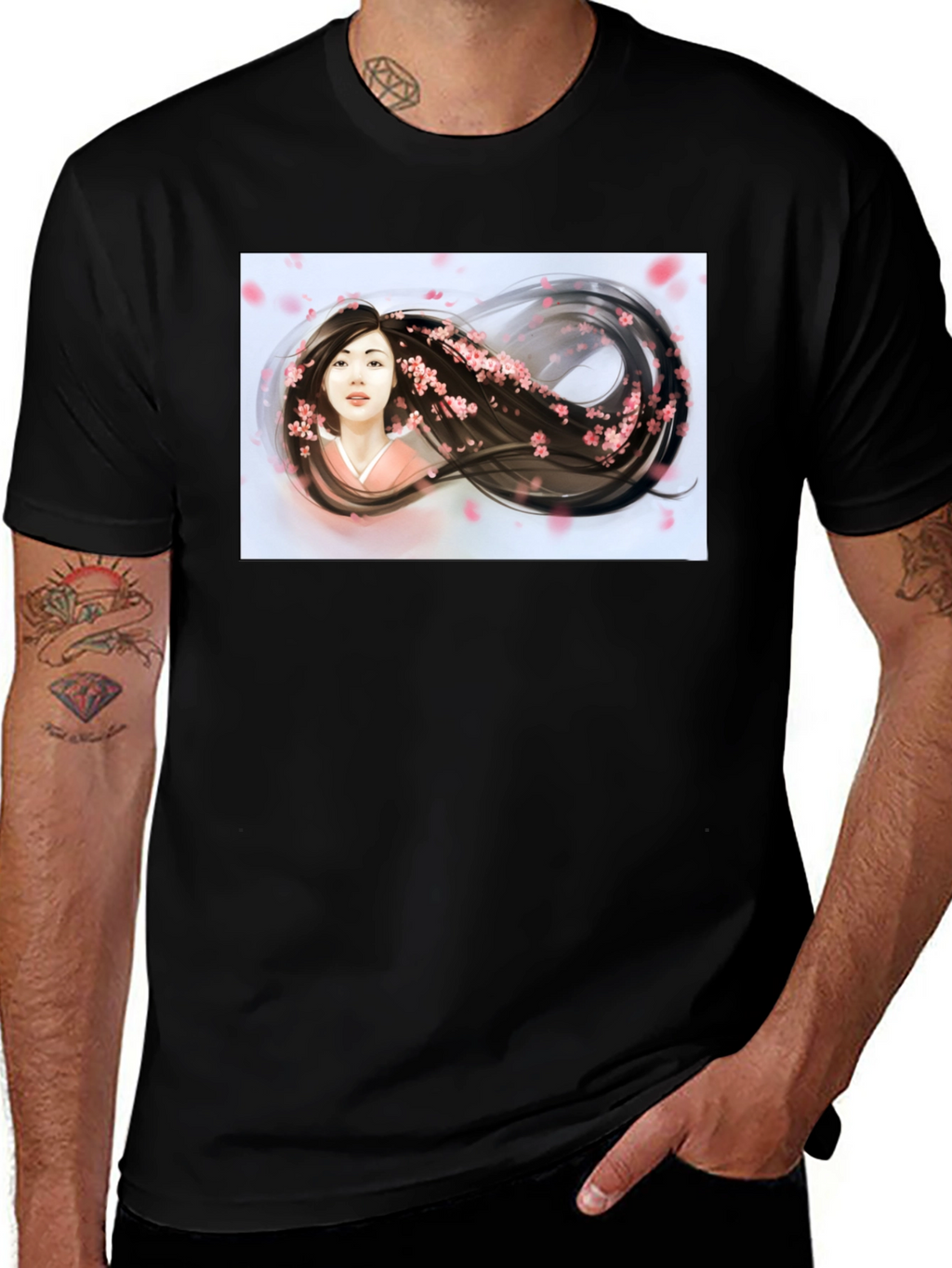 Sakura Dream T-Shirt - Artistic Graphic Tee