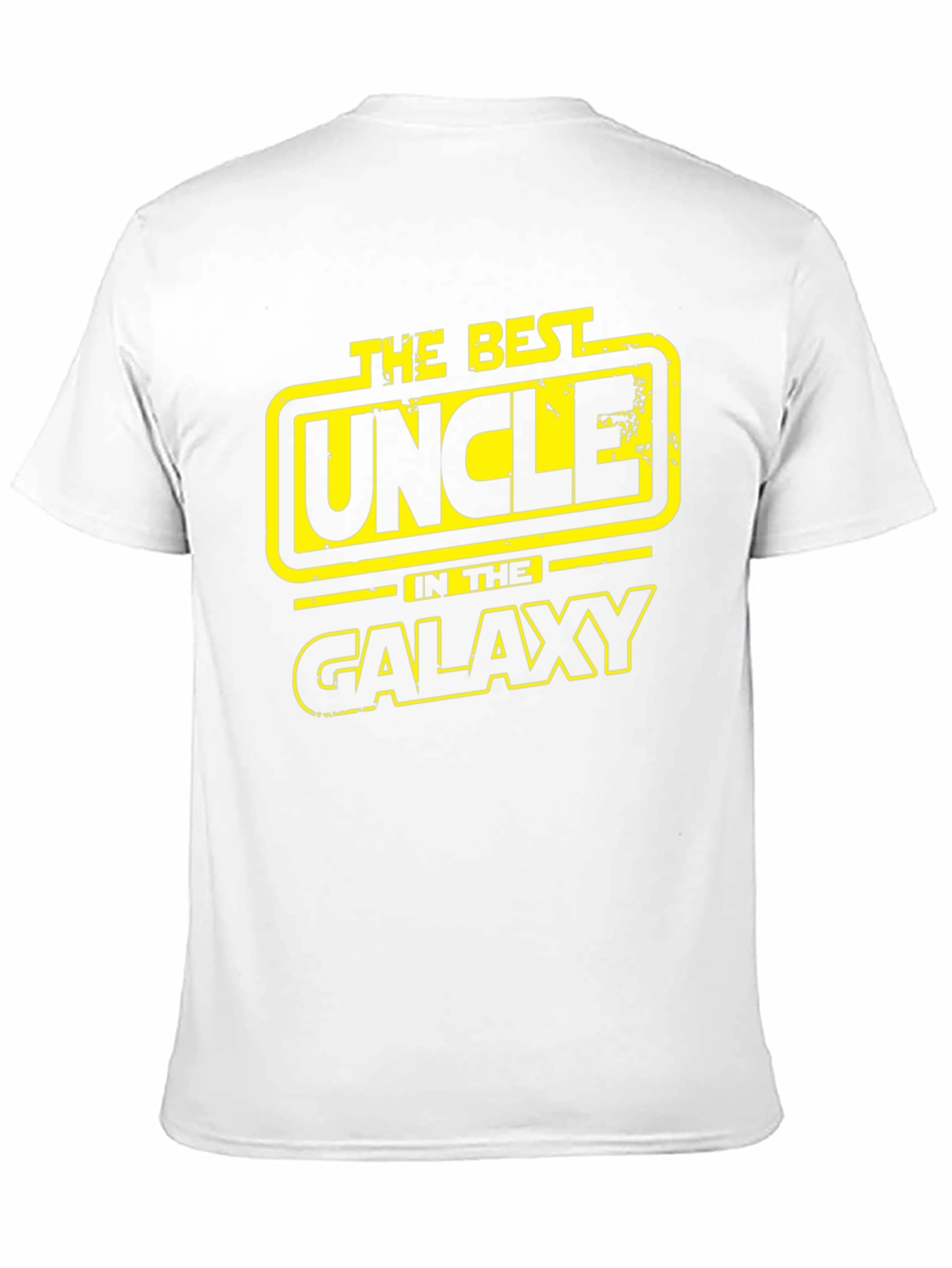 Best Uncle in the Galaxy Graphic T-Shirt - Black