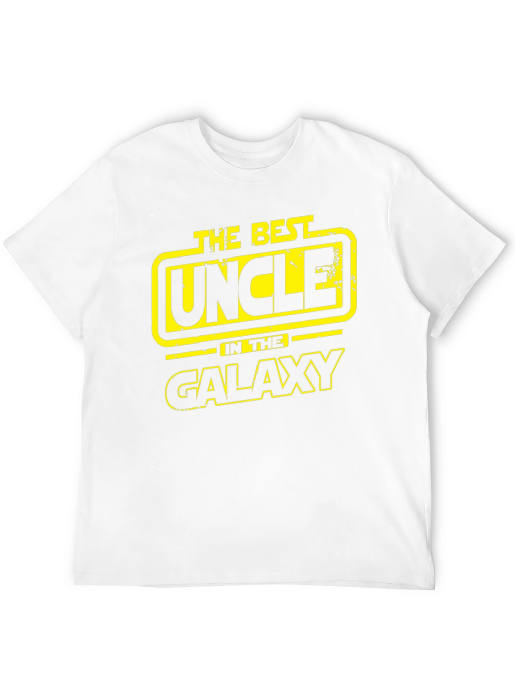 Best Uncle in the Galaxy Graphic T-Shirt - Black