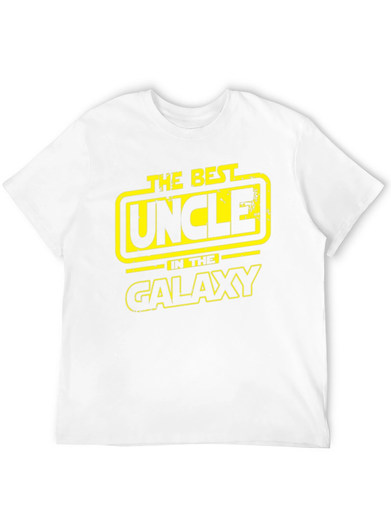 Best Uncle in the Galaxy Graphic T-Shirt - Black