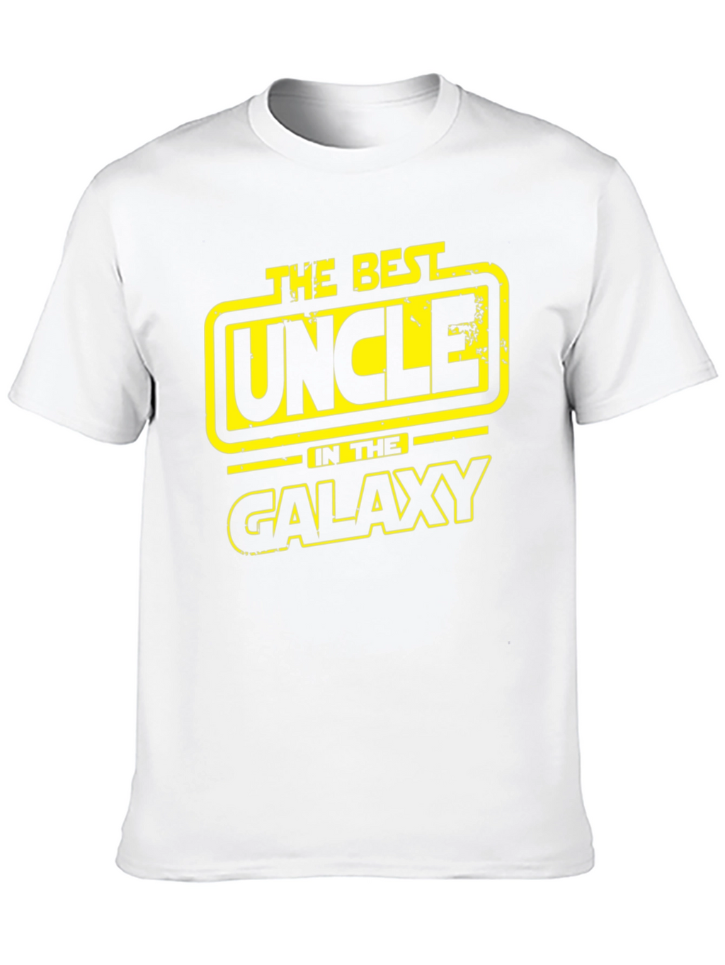 Best Uncle in the Galaxy Graphic T-Shirt - Black