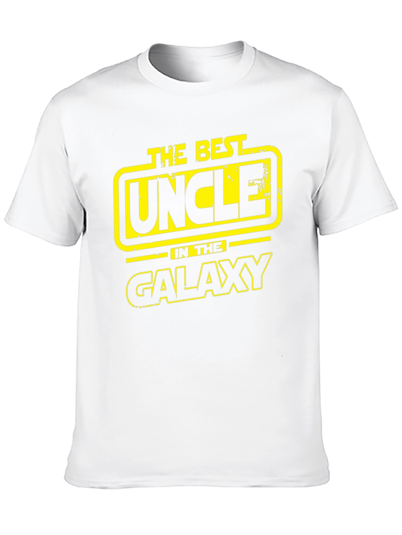 Best Uncle in the Galaxy Graphic T-Shirt - Black