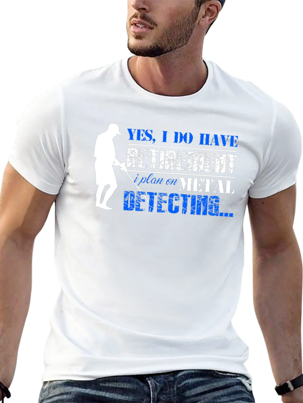 Funny Metal Detecting Retirement Plan T-Shirt