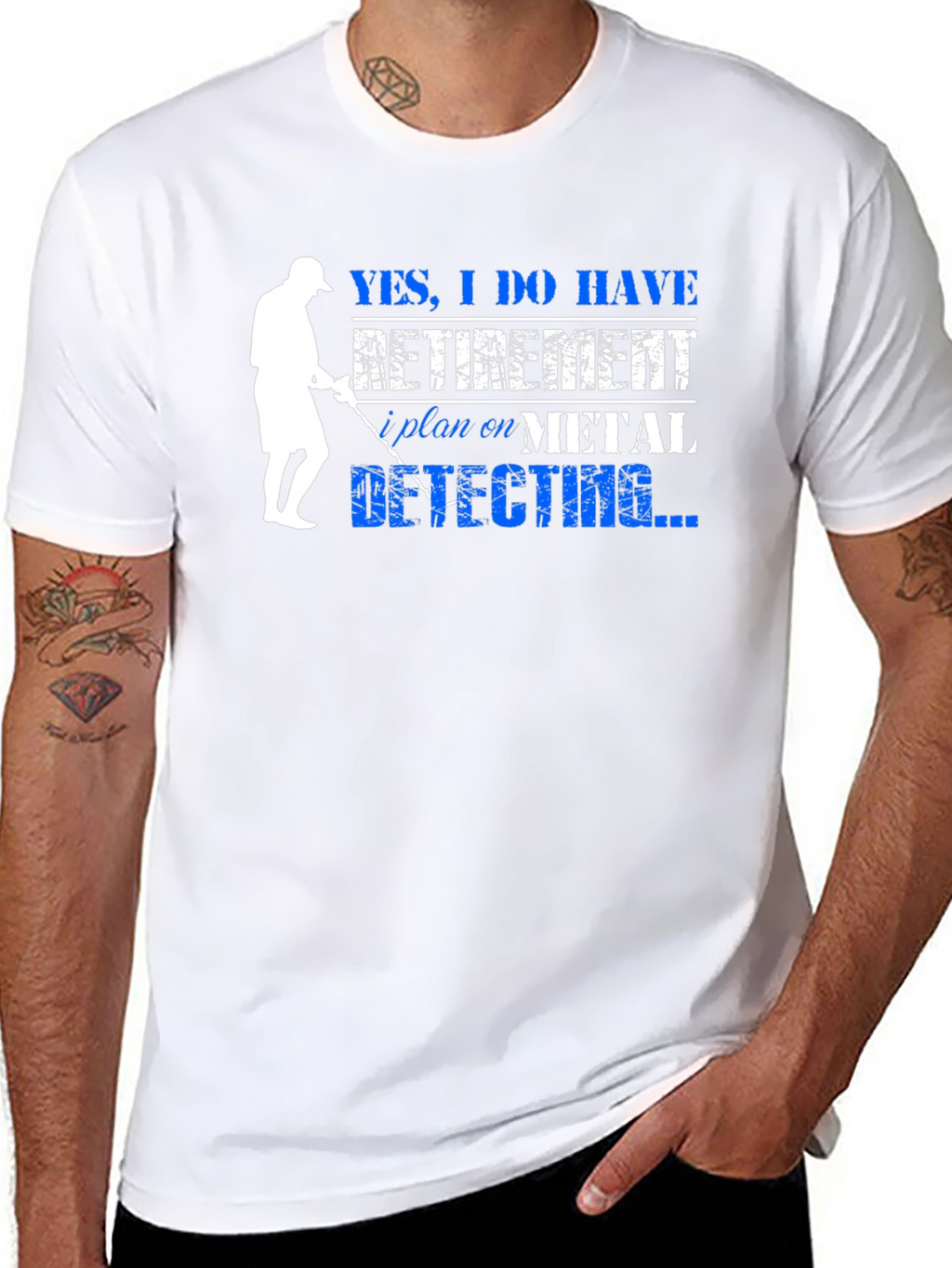 Funny Metal Detecting Retirement Plan T-Shirt