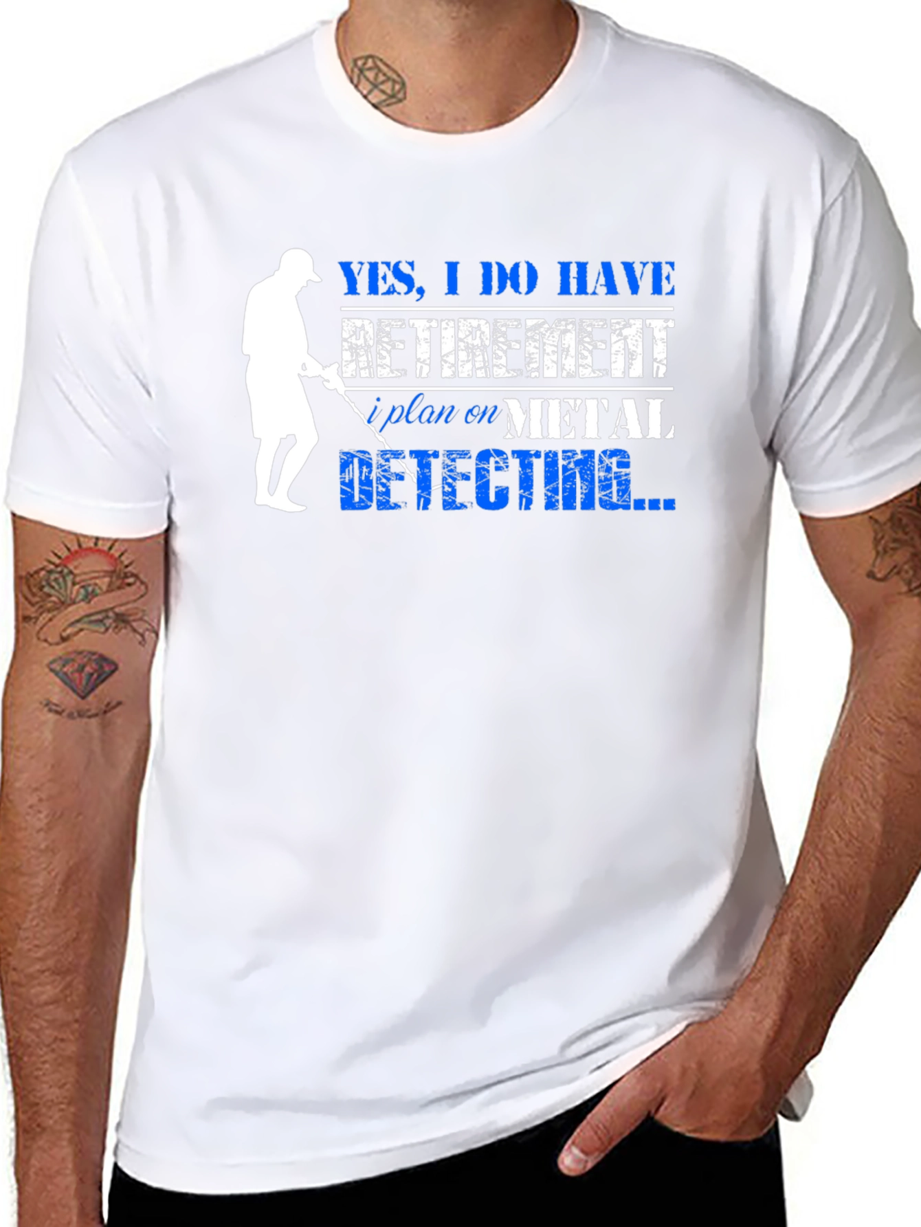 Funny Metal Detecting Retirement Plan T-Shirt