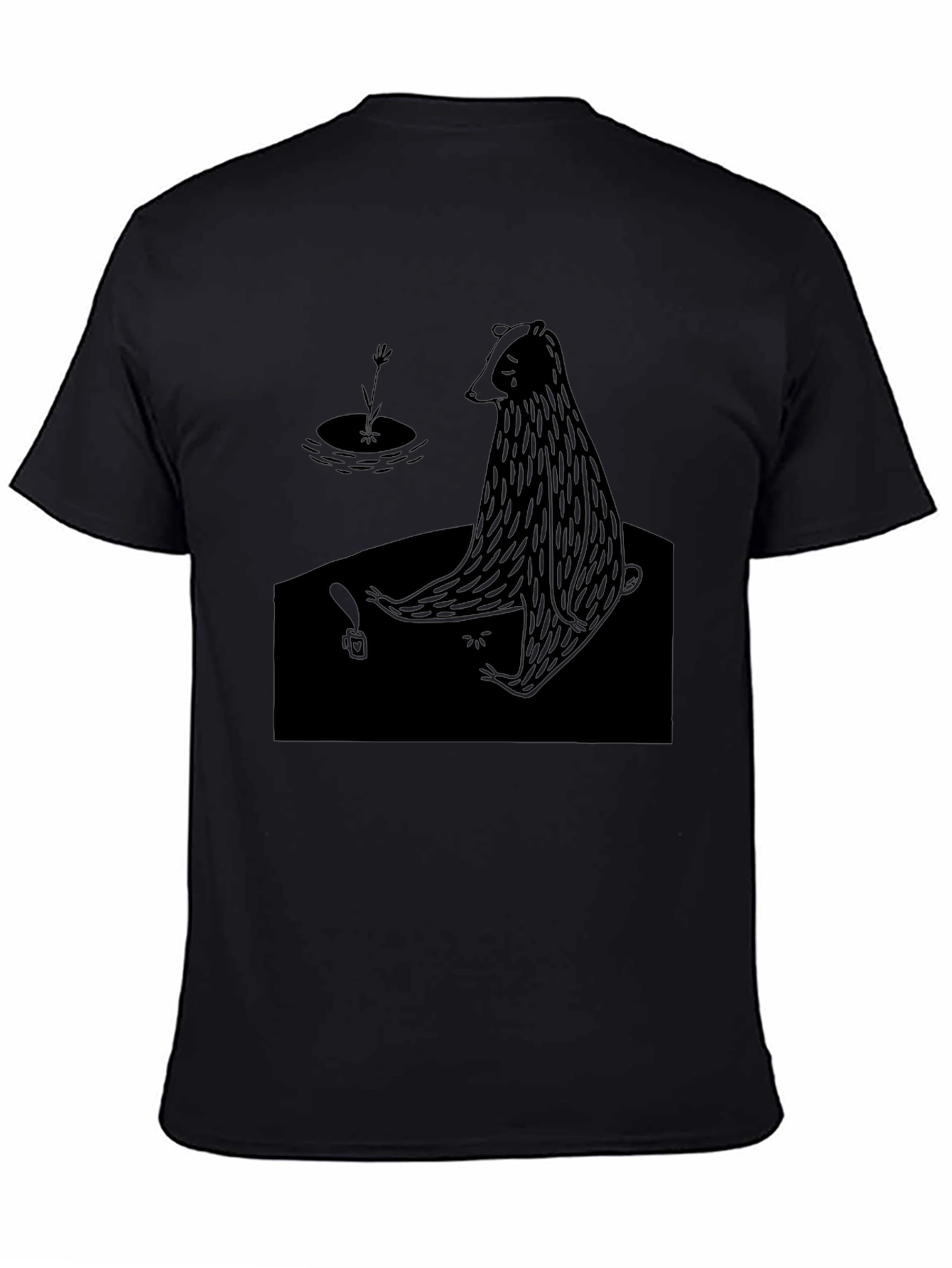 Black Bear Graphic Tee - Unisex Style