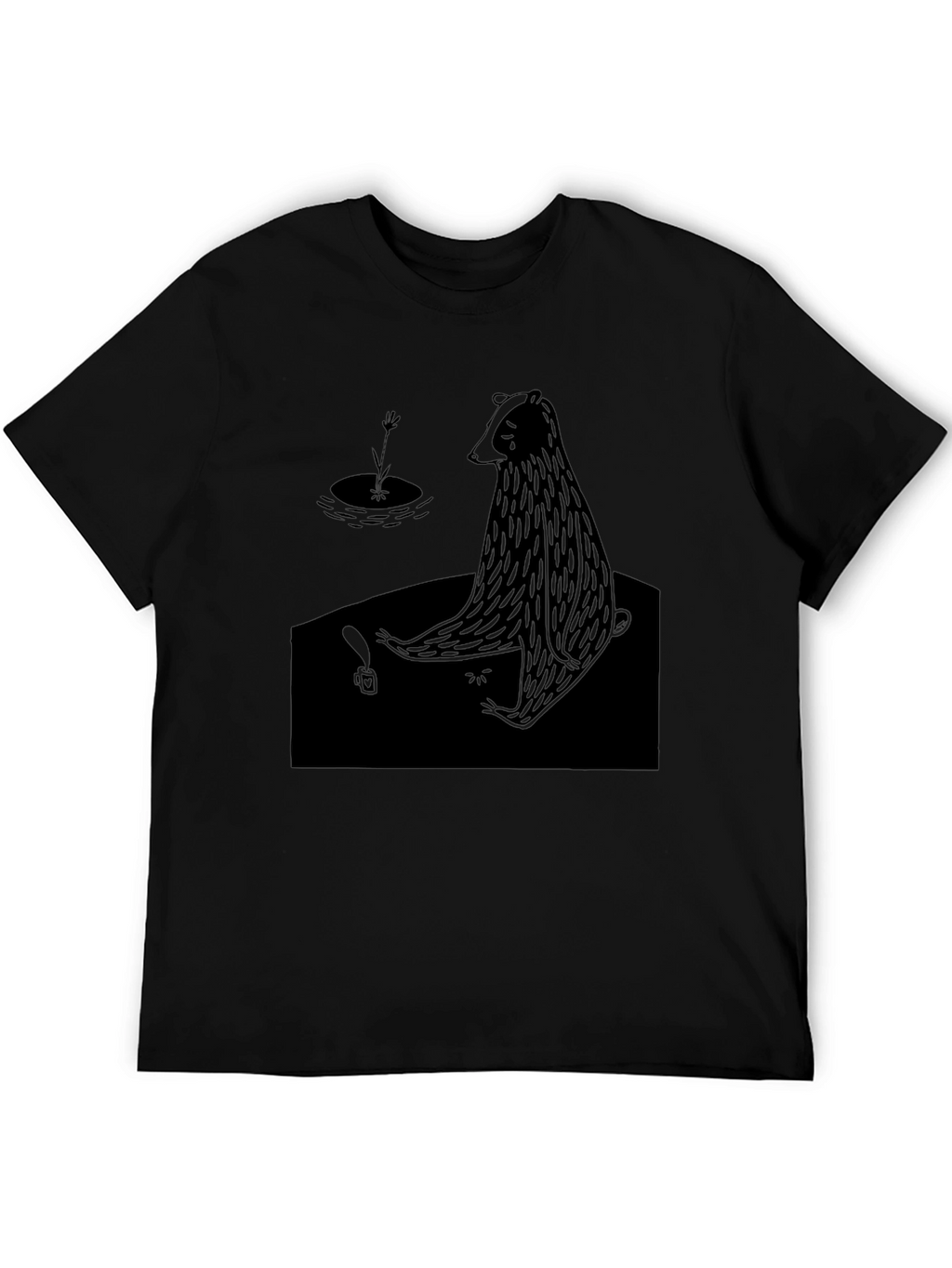 Black Bear Graphic Tee - Unisex Style