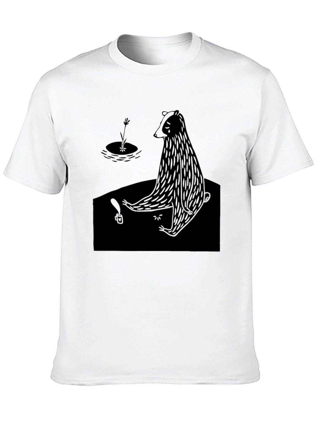 Black Bear Graphic Tee - Unisex Style