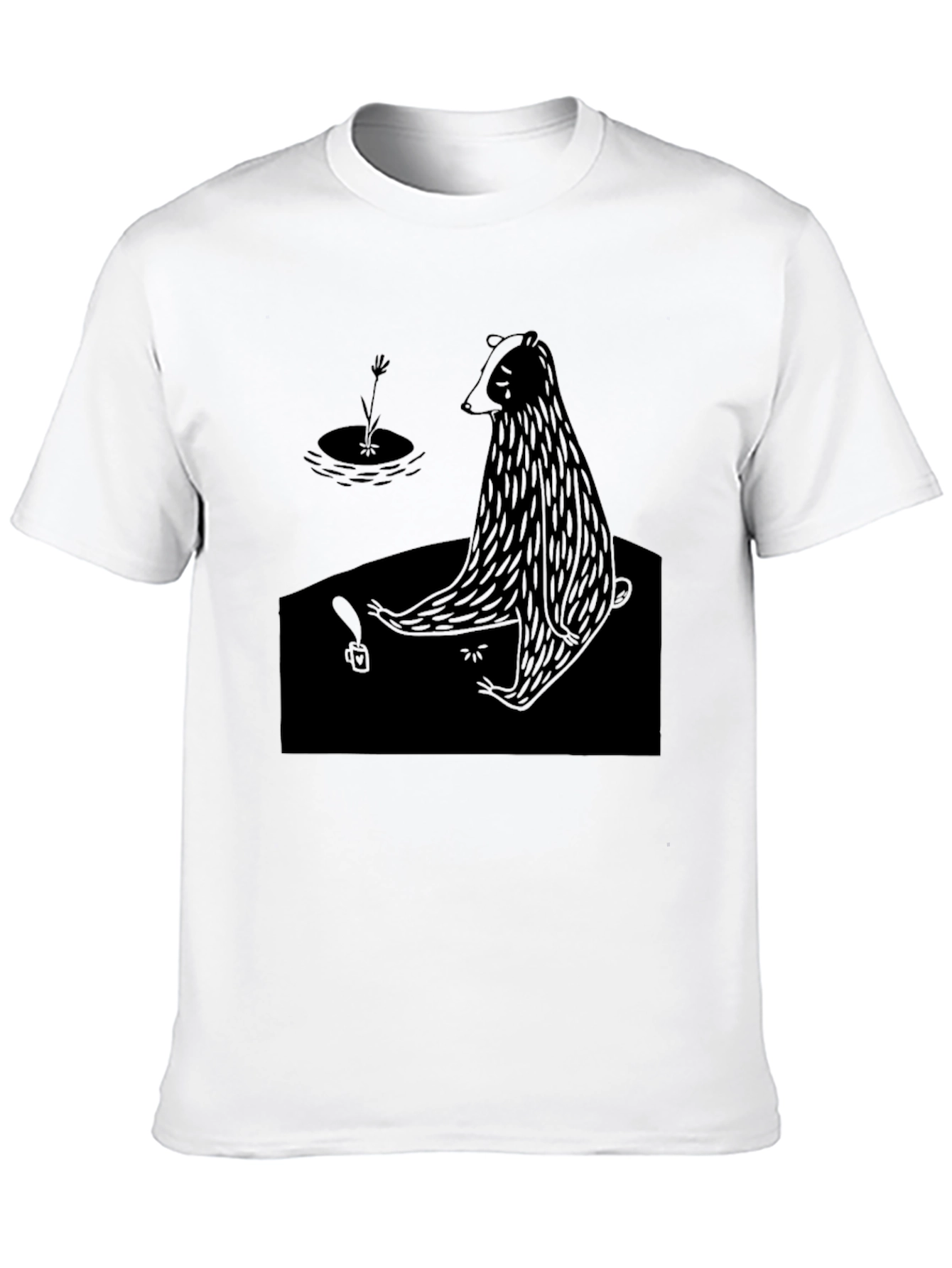 Black Bear Graphic Tee - Unisex Style