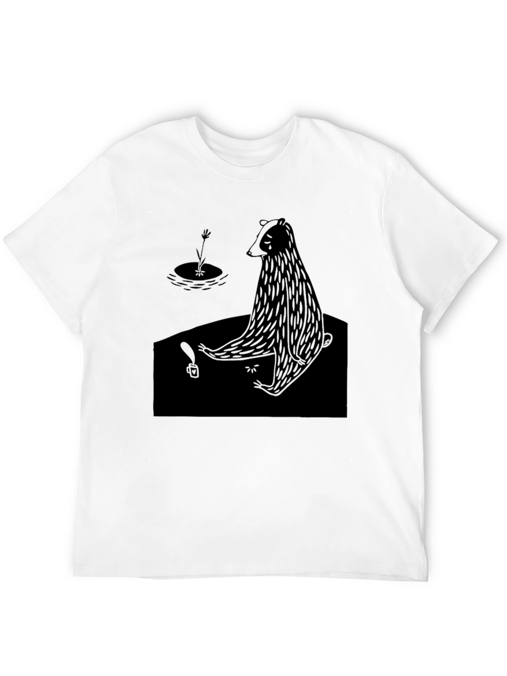Black Bear Graphic Tee - Unisex Style