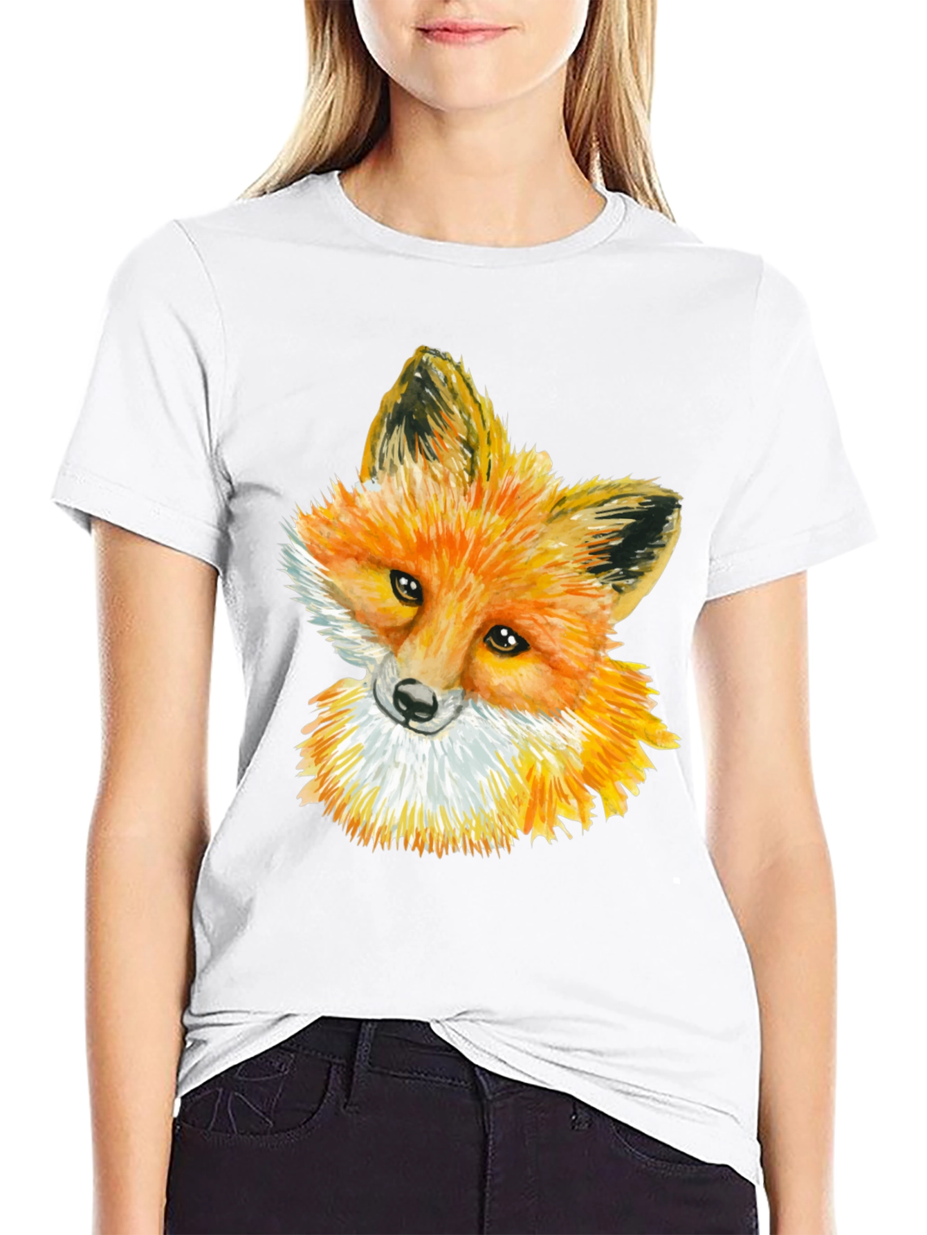 Fox Graphic Black Tee