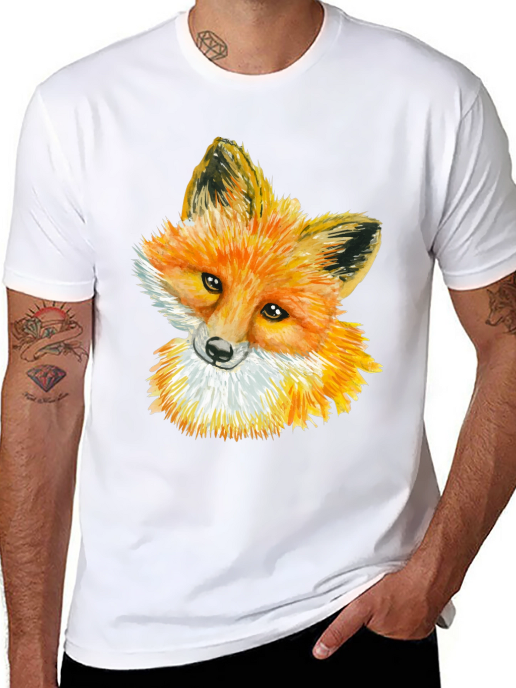 Fox Graphic Black Tee