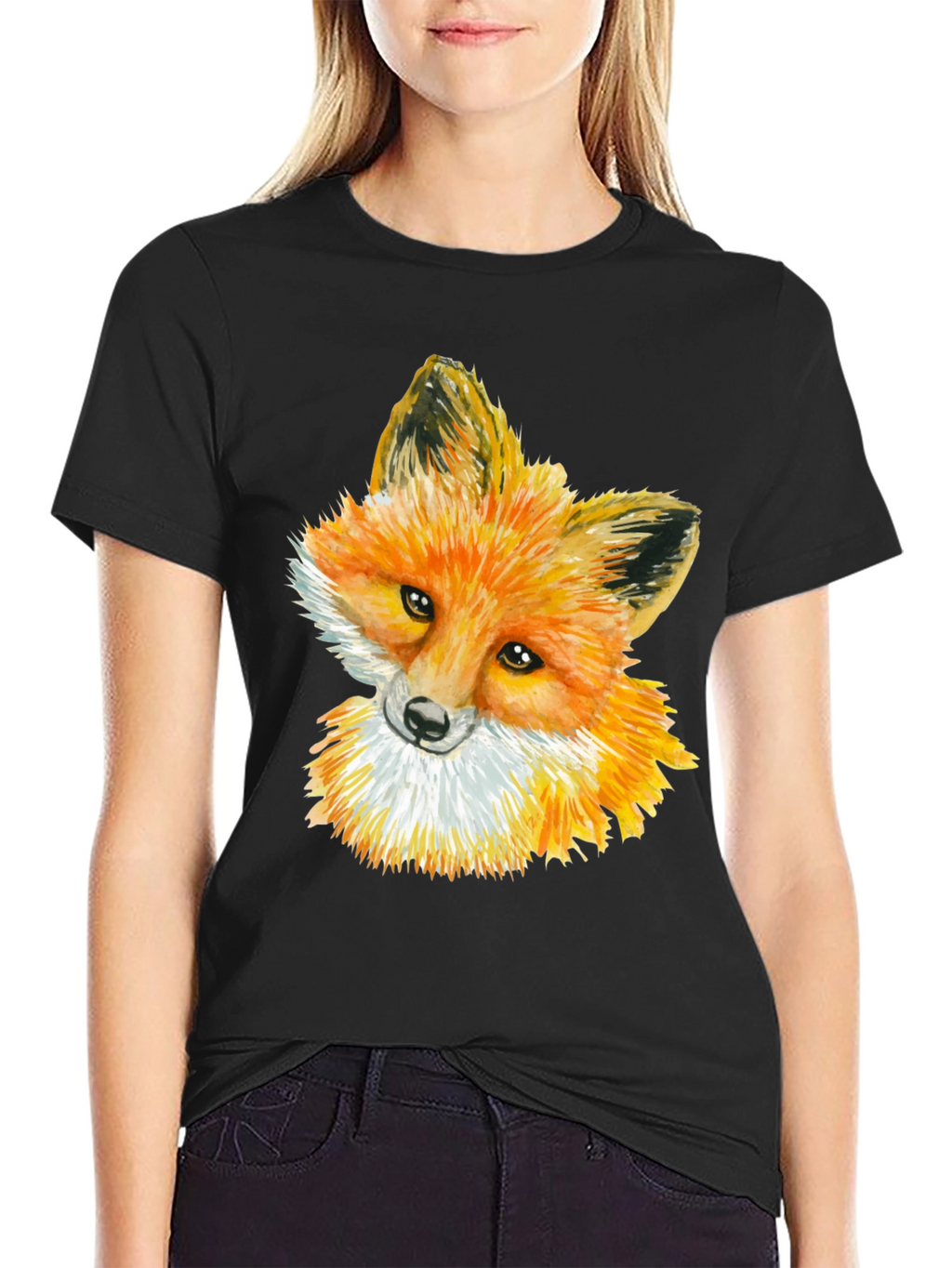 Fox Graphic Black Tee