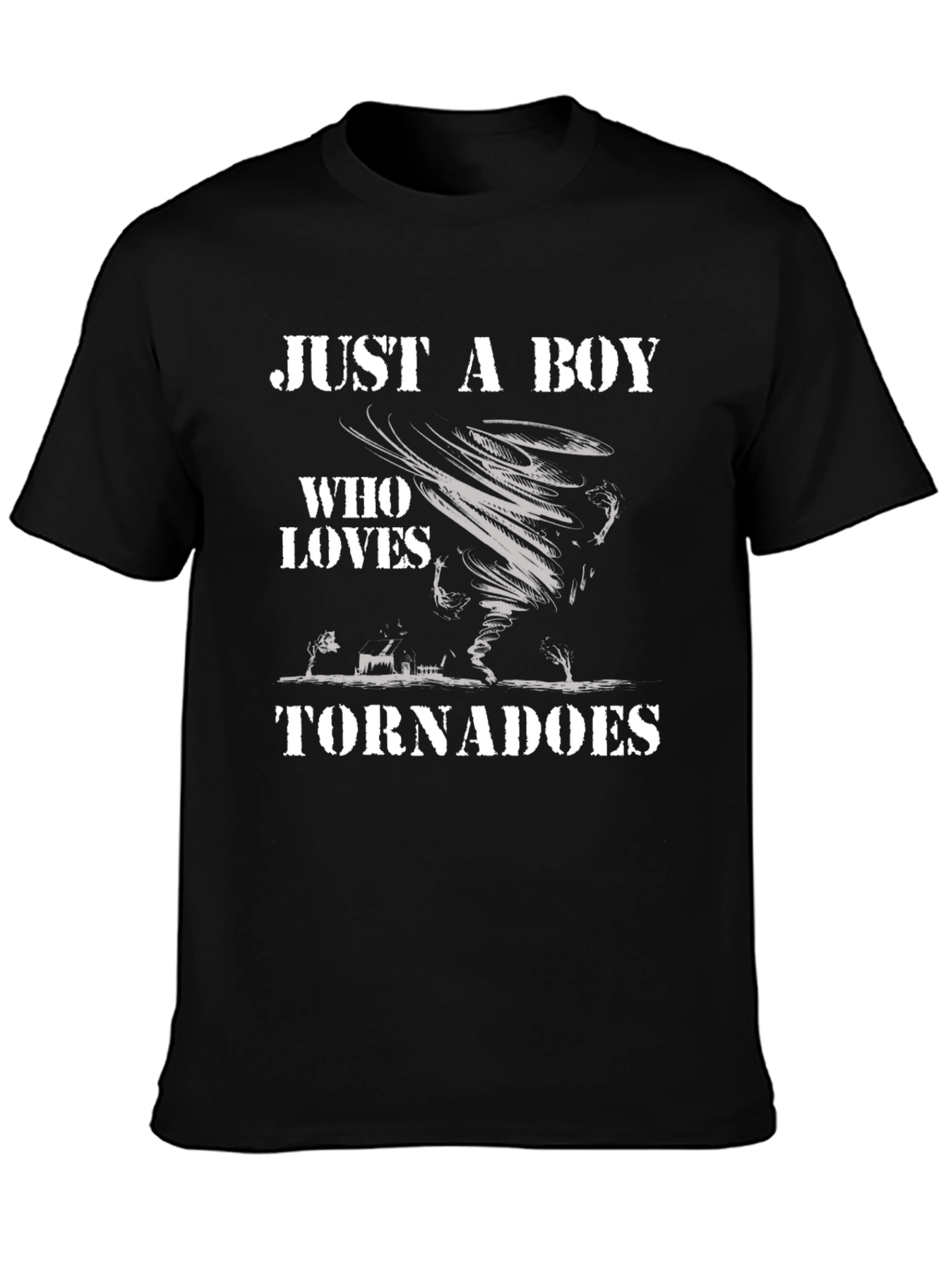 Just a Boy Who Loves Tornadoes T-Shirt