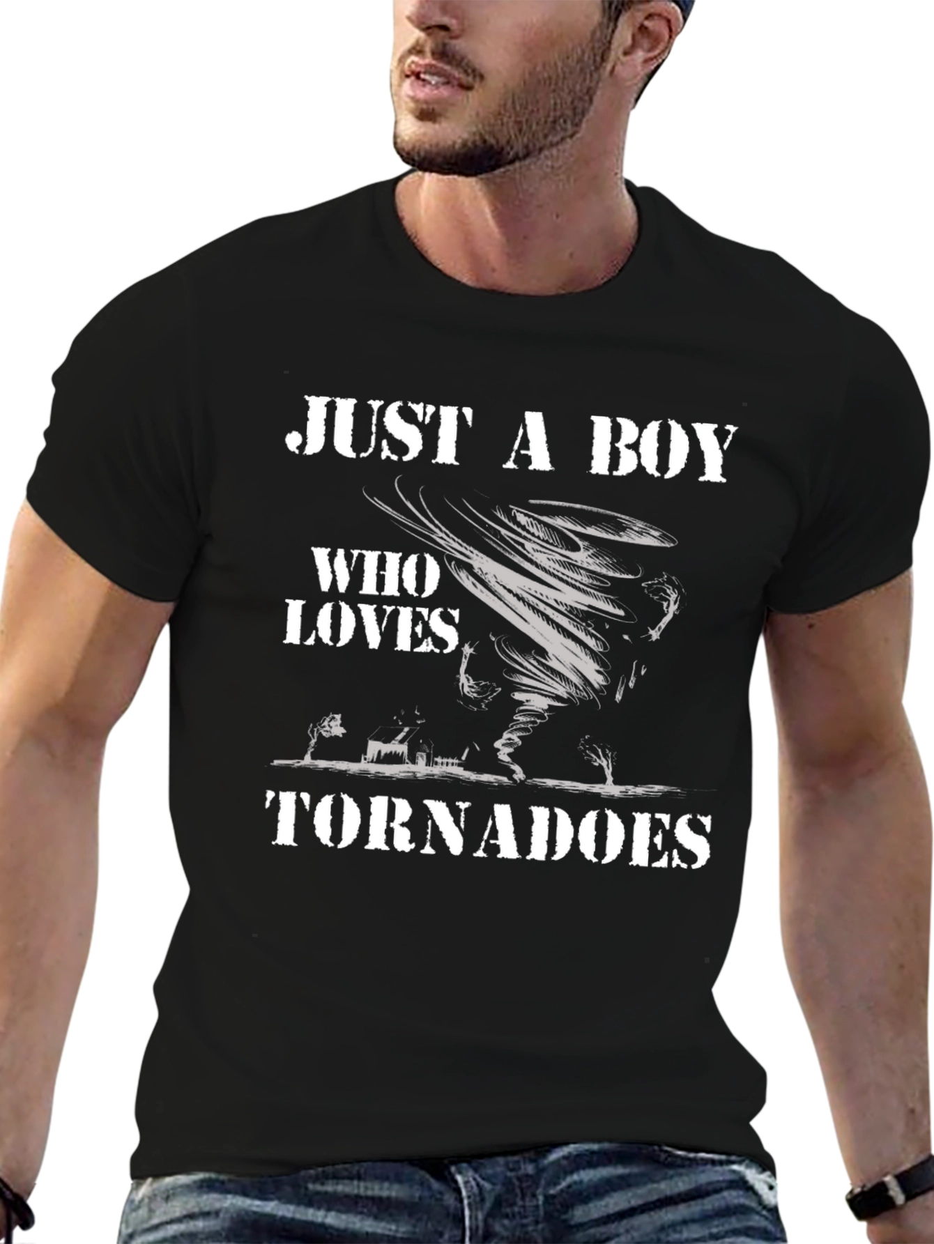 Just a Boy Who Loves Tornadoes T-Shirt
