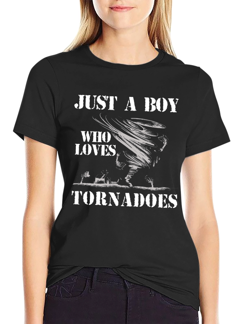 Just a Boy Who Loves Tornadoes T-Shirt