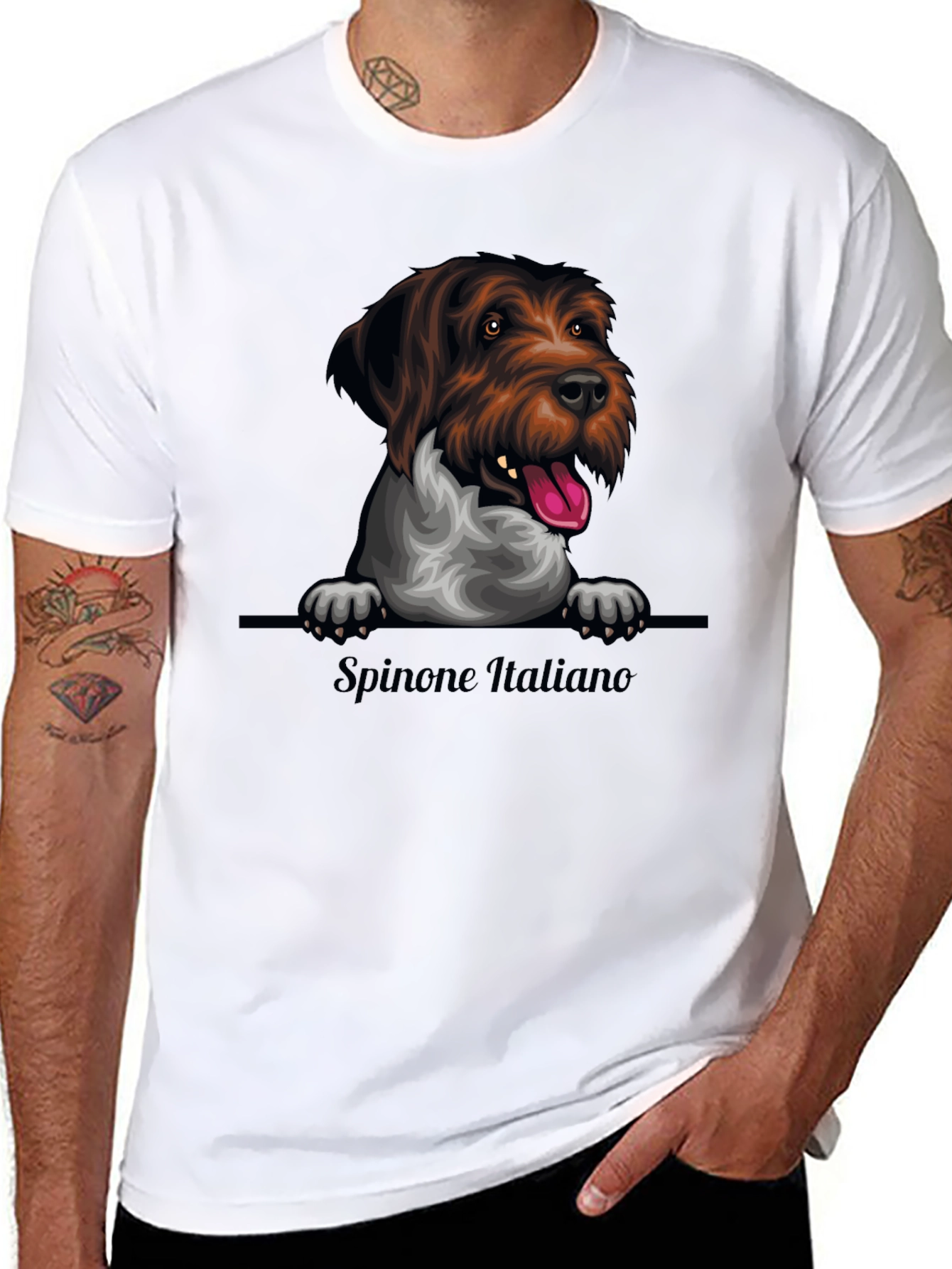 Spinone Italiano Dog Graphic T-Shirt