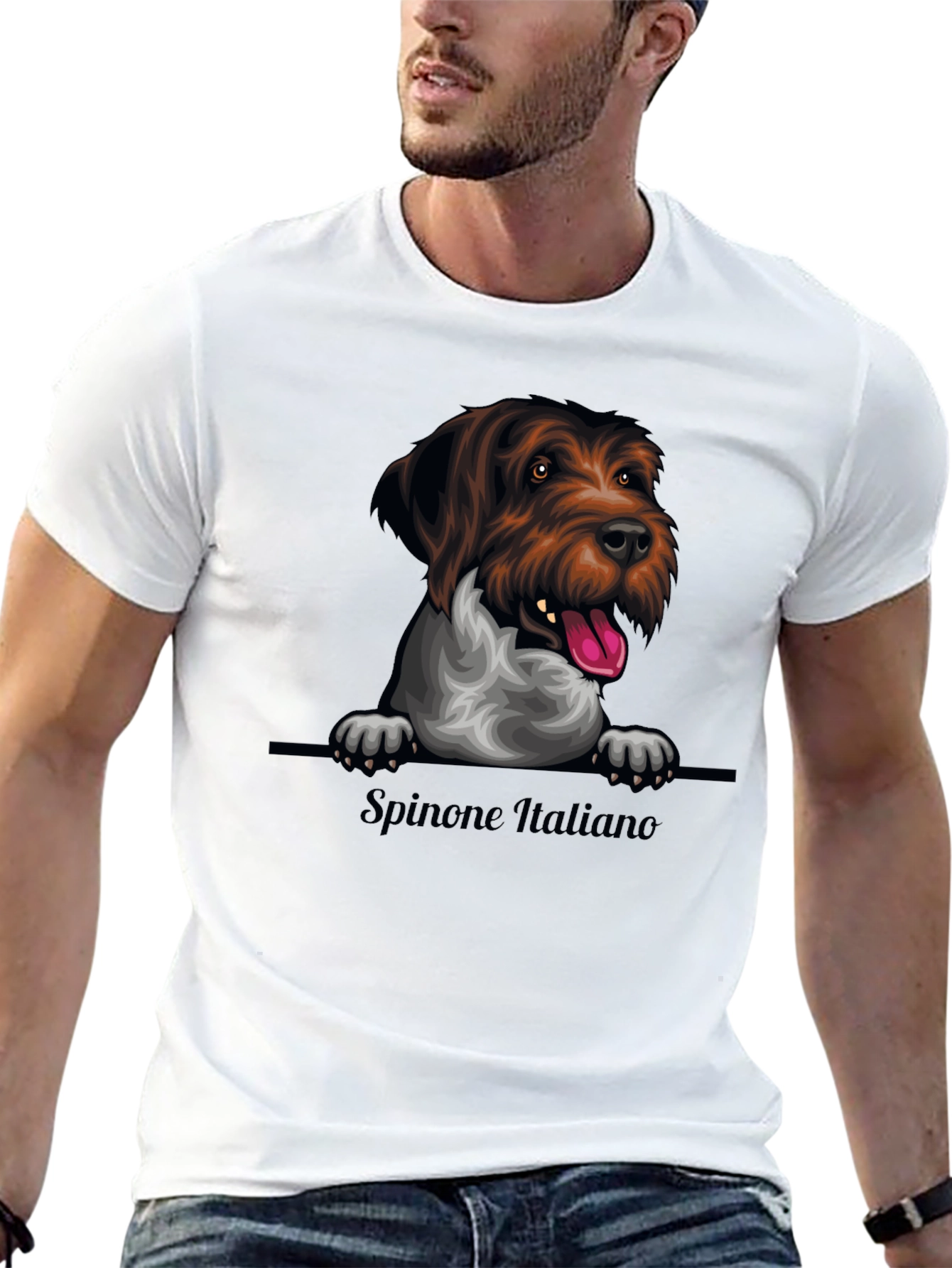 Spinone Italiano Dog Graphic T-Shirt
