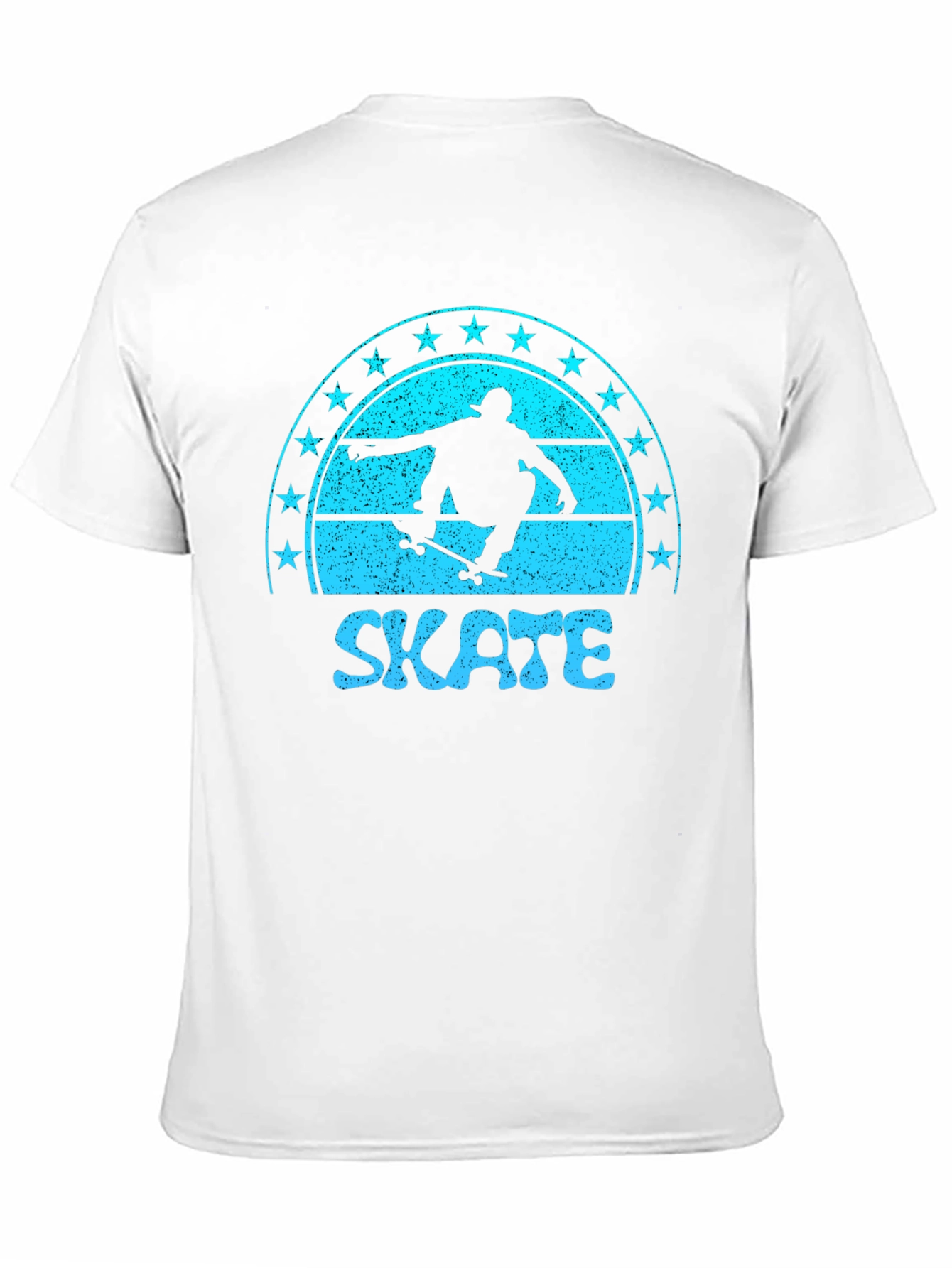Skate Graphic Tee - Retro Skateboarder Shirt
