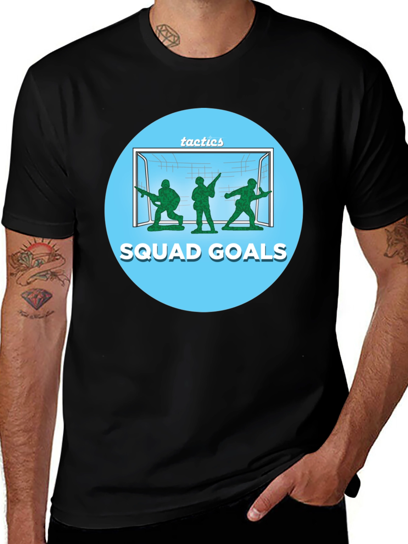 Squad Goals T-Shirt - Tactical Toy Soldier Design