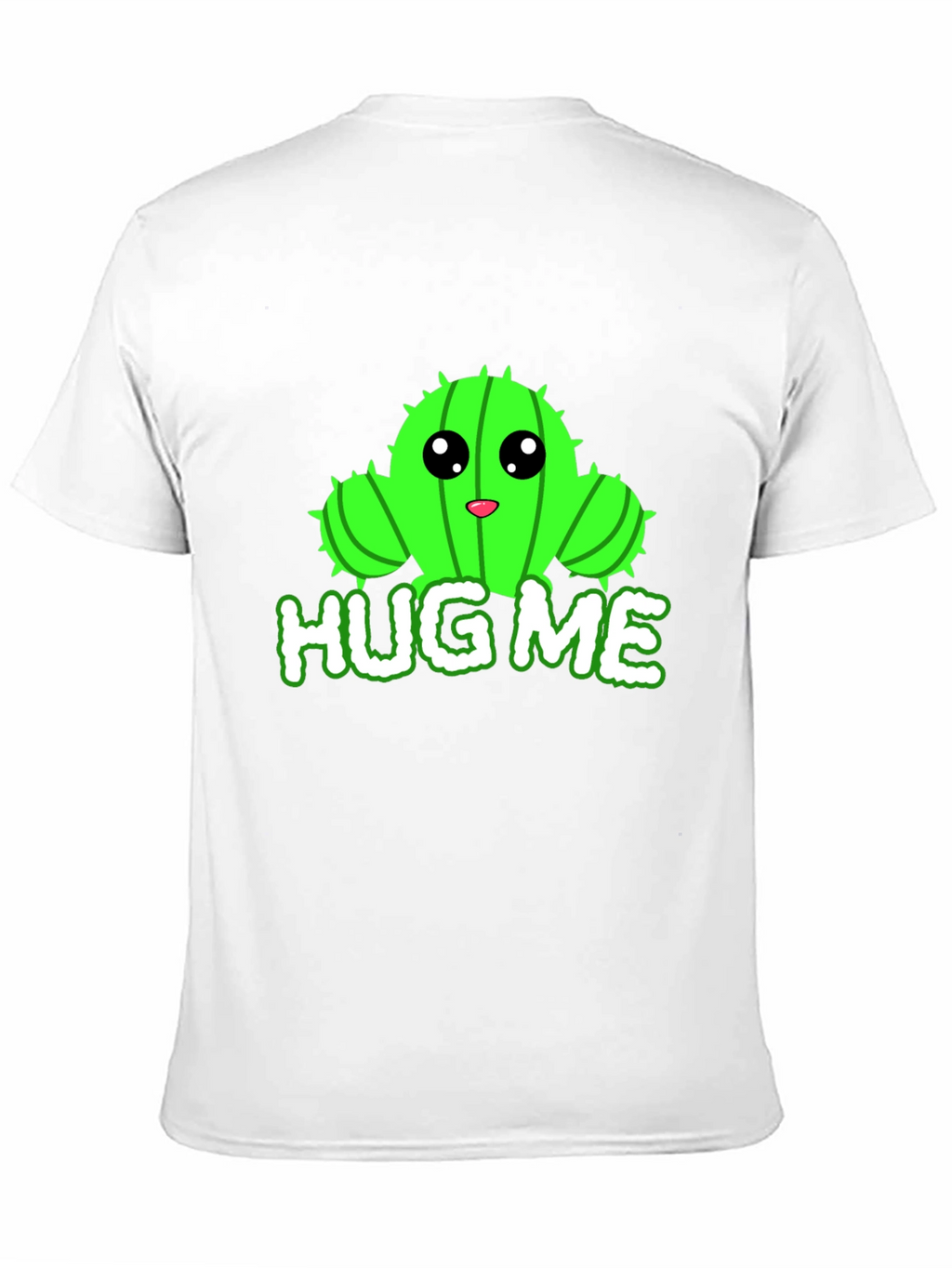 Cute Cactus Hug Me Graphic T-Shirt