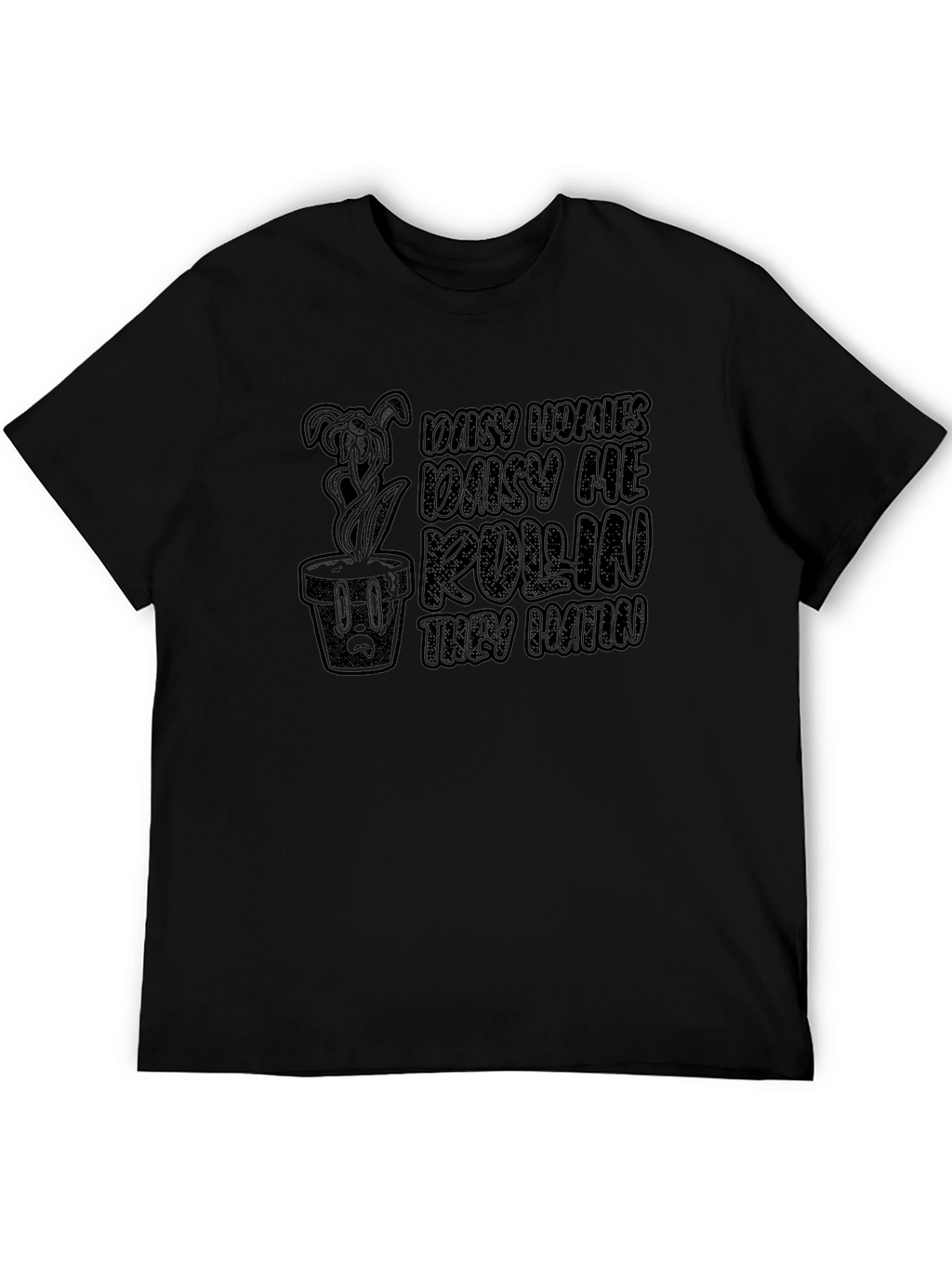 Daisy Homies Black Graphic Tee