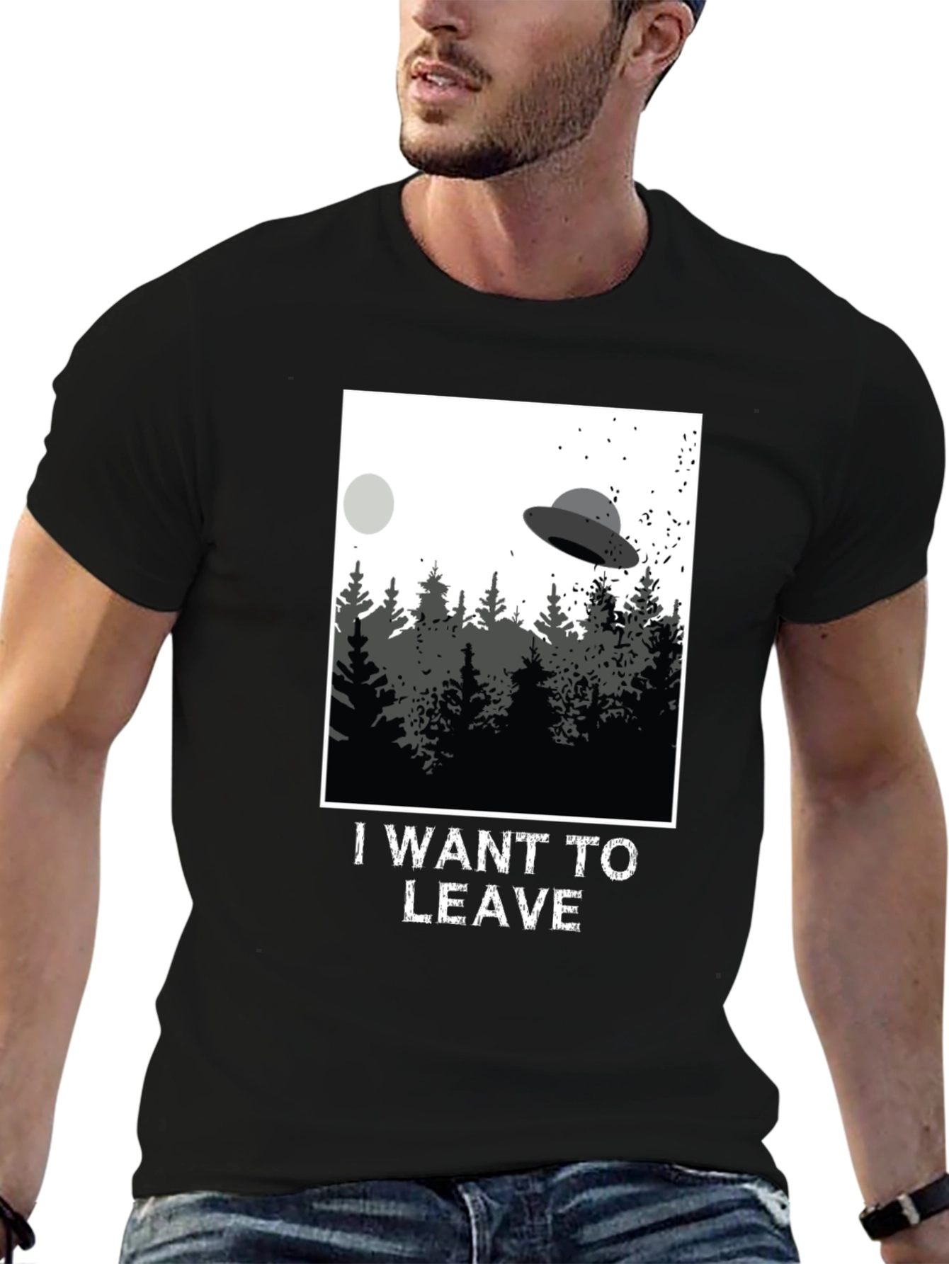 I Want To Leave UFO T-Shirt