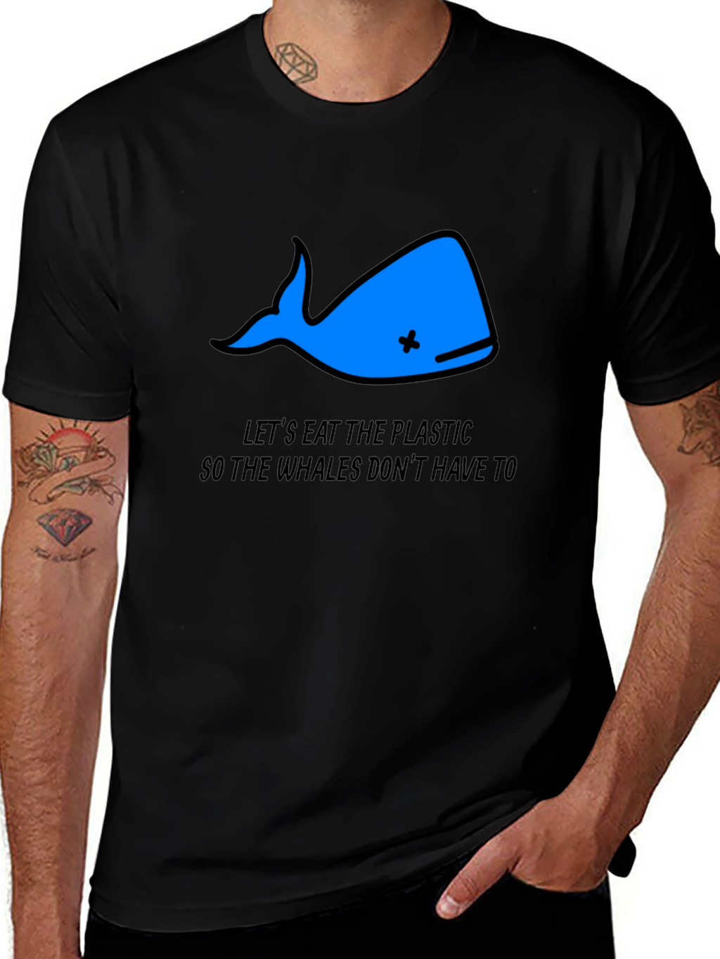 Eat the Plastic Whale Awareness Tee