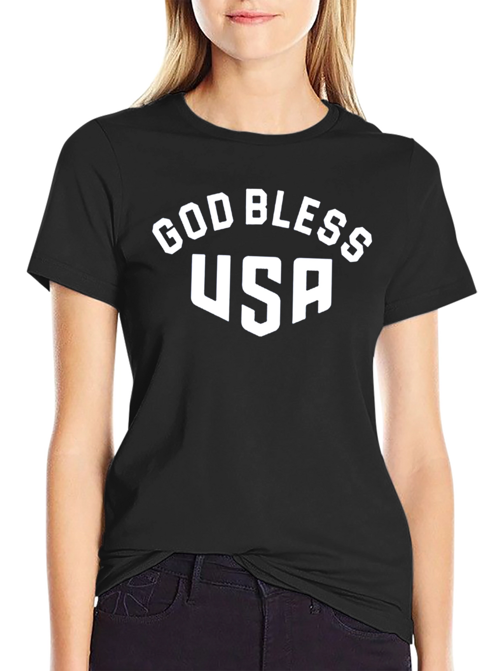 God Bless USA Patriotic T-Shirt